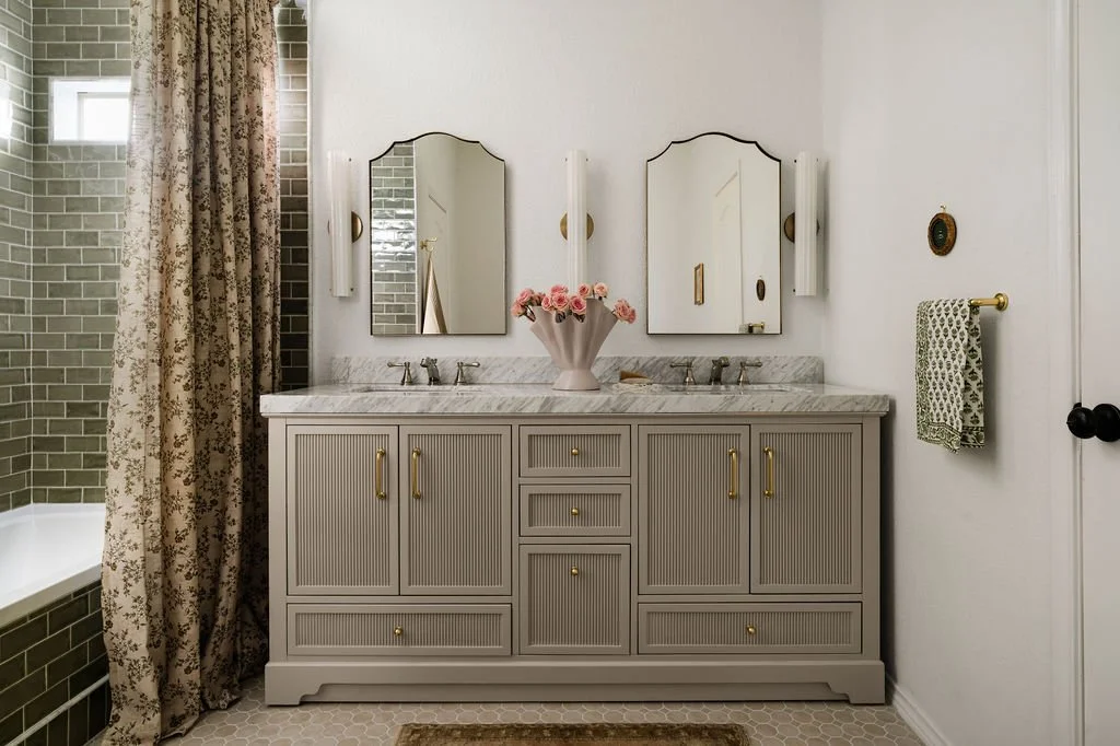 Primary Bathroom Remodel South Austin by Iris & Ivy Interiors