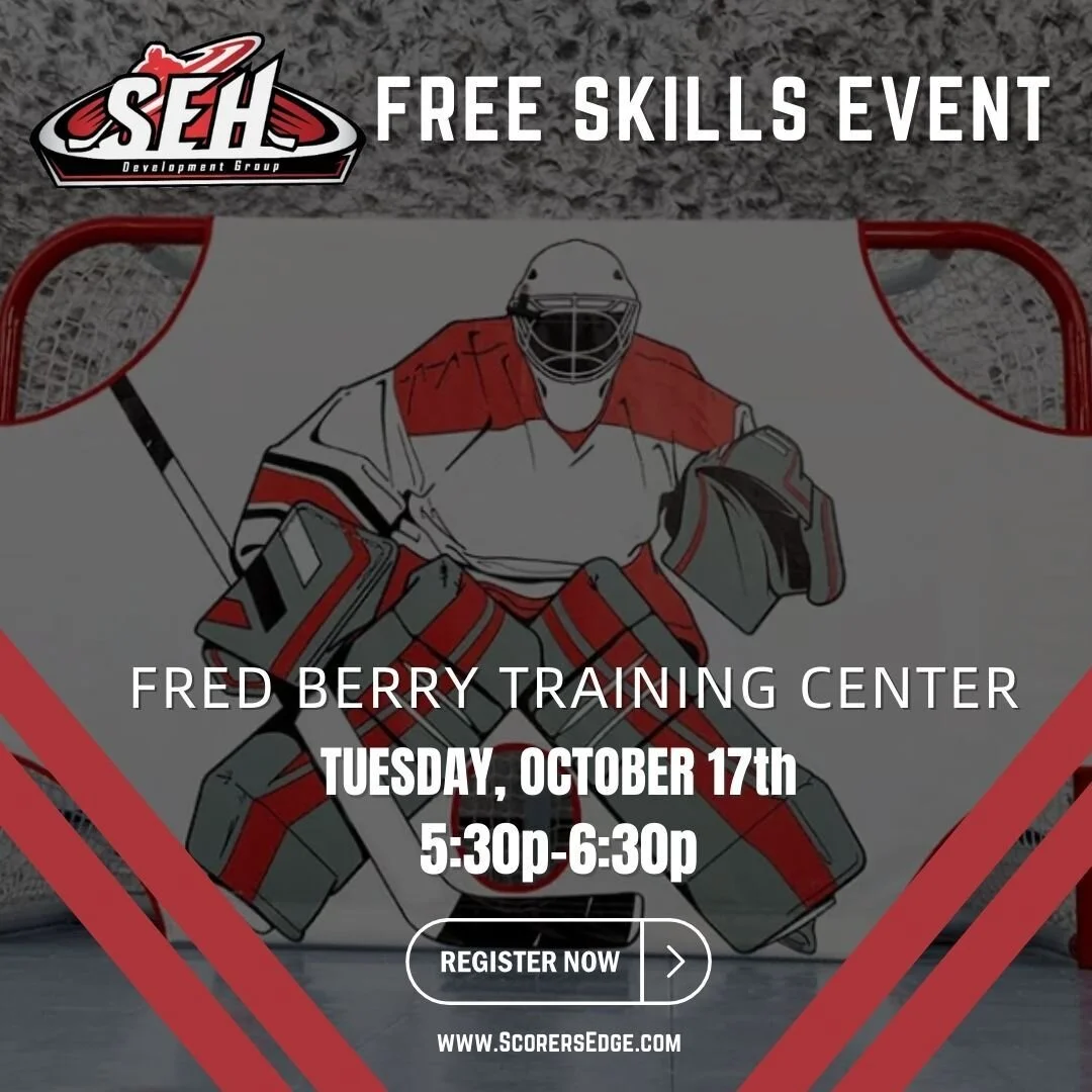 🚨 FREE Skills Open House on October 17th. 

Email Coach Shand to reserve your spot. ✅ Kevincshand95@gmail.com 

Are you ready to take your hockey skills to the next level? Starting October 17th, @scorersedge is offering off-ice shooting and skills e
