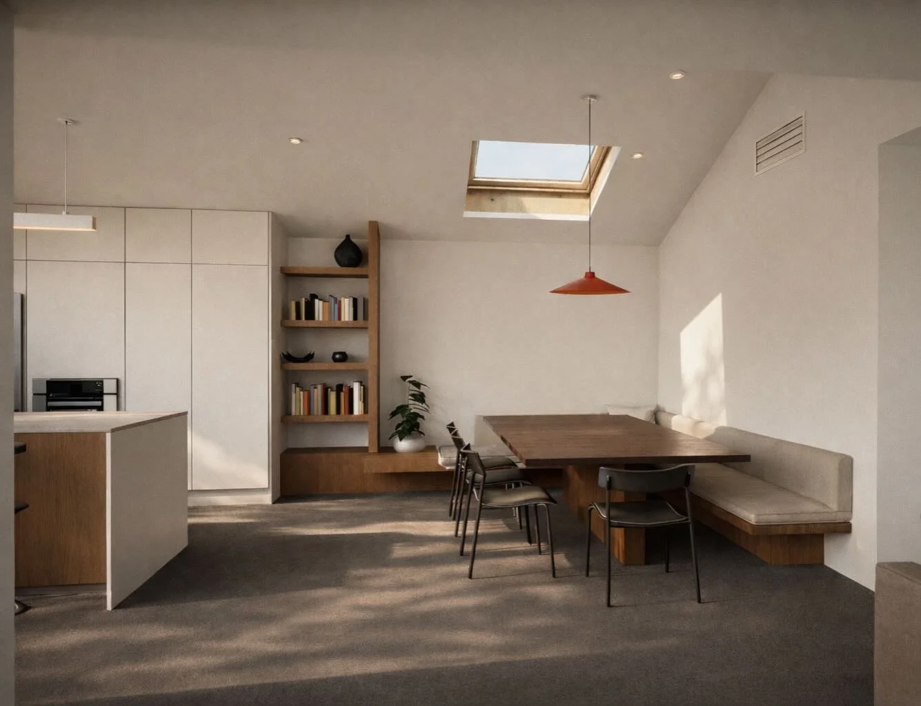 Interiors at Waipū Residence.