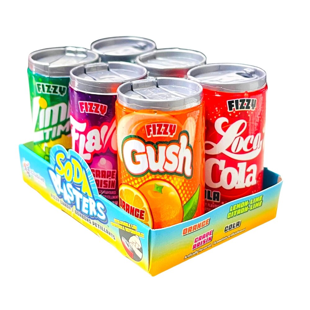Soda Fizzy Cans-6pack
