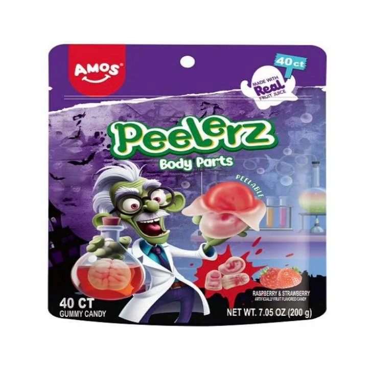 Amos Halloween Peelerz Body Parts Gummies Candy