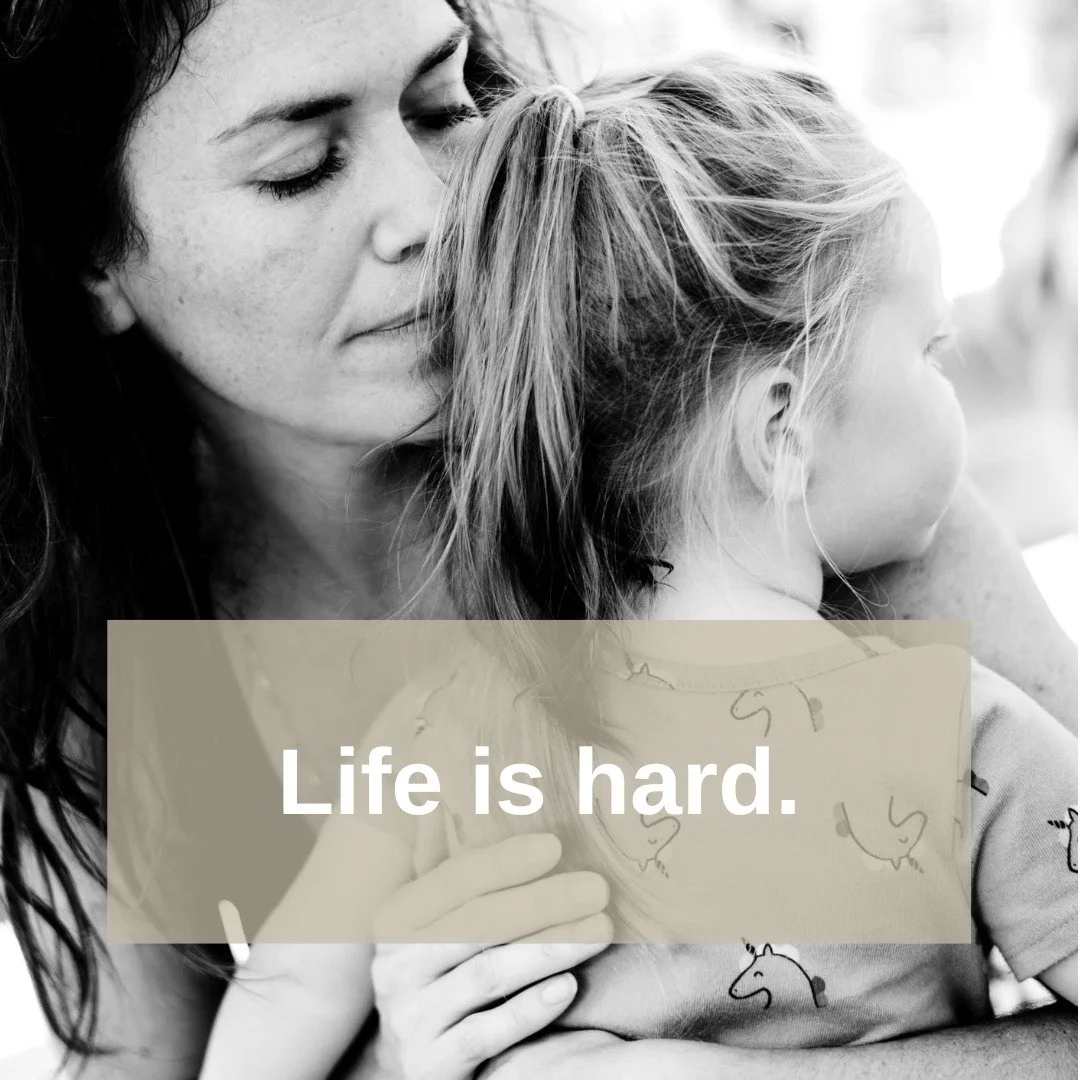 I have a little one starting Kindergarten this year and it has been a bit rocky.

It has forced me to look at my own tendency to want to protect those I care about from feeling hard things. I see this come up often within some of the women I work wit