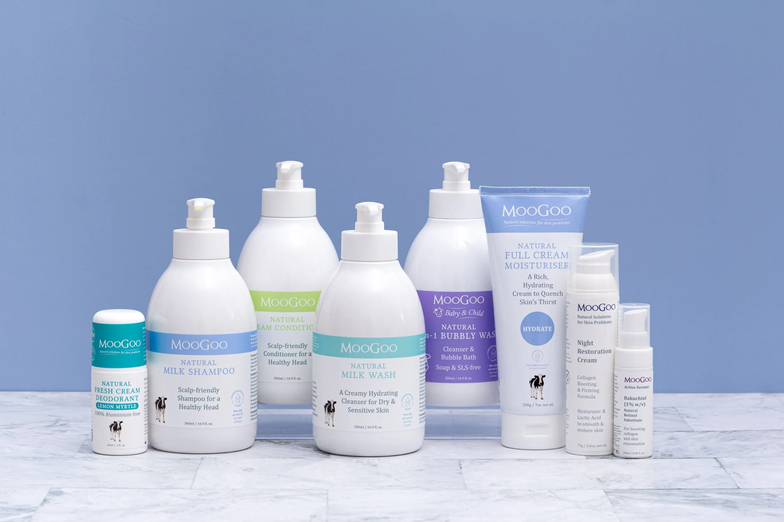 MooGoo Skincare Packaging Design