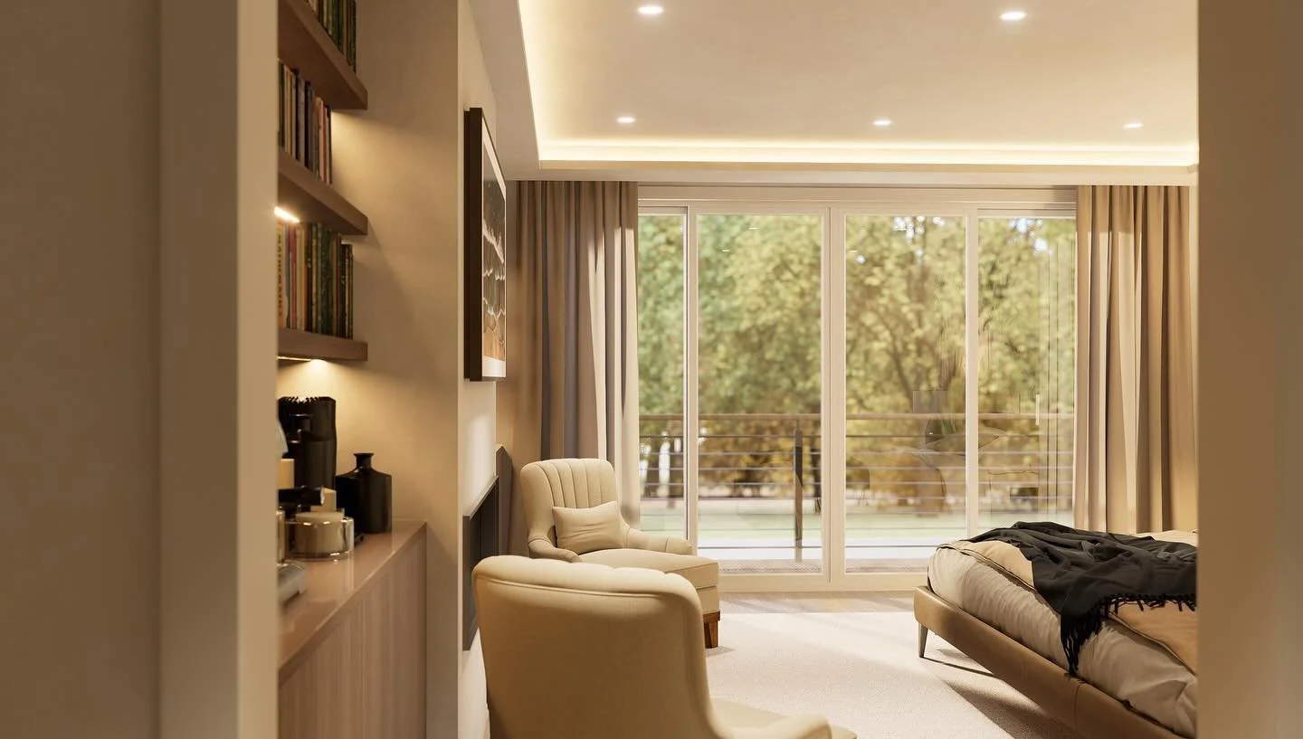 Not a bad place to wake up 🛌

Primary suite addition underway with @hawaslihomes 

#residentialdesign #homedesign #addition #primarysuite #luxury #classic