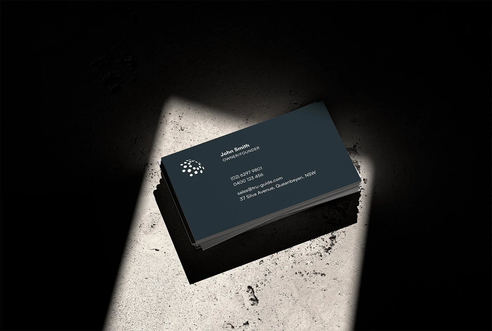 Hayley Ferris Creative_TruGuide Brand Design_Logo Design business card.jpg