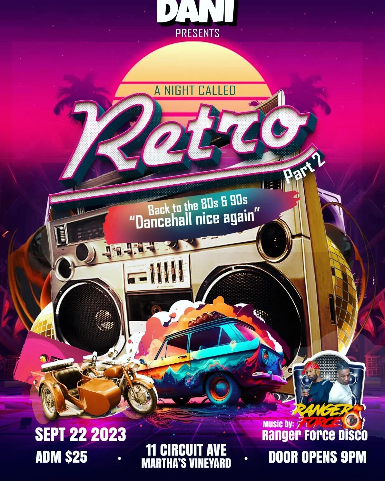Come on out for retro night tonight @11_circuitrestaurantbar gonna be lit 🔥 
#party #oakbluffsmarthasvineyard #11circuit #music #partytime #funtimes #retro #dj #reggae #reggaemusic #colors #placetobe #placetovisit