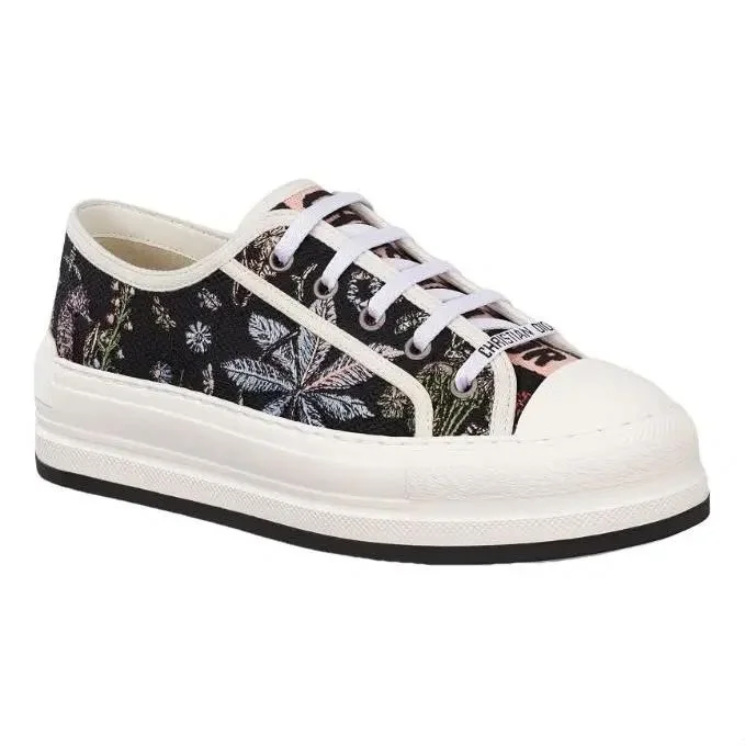Christian Dior Walk'n'Dior Floral Canvas Sneakers  | Size 41 EU (Approx US Women's 10)