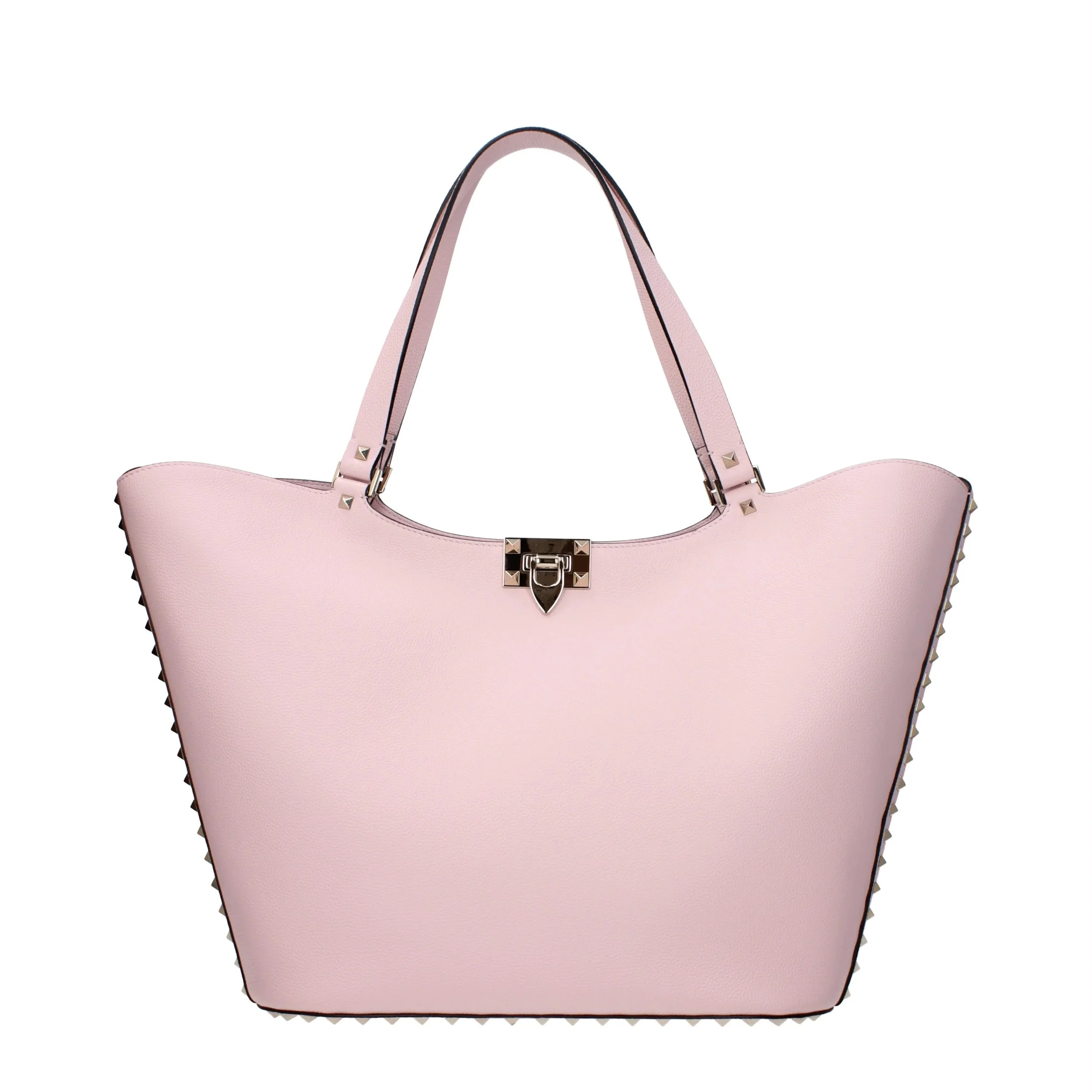 Valentino Garavani Rockstud Tote | Light Pink Pebbled Leather | NWT