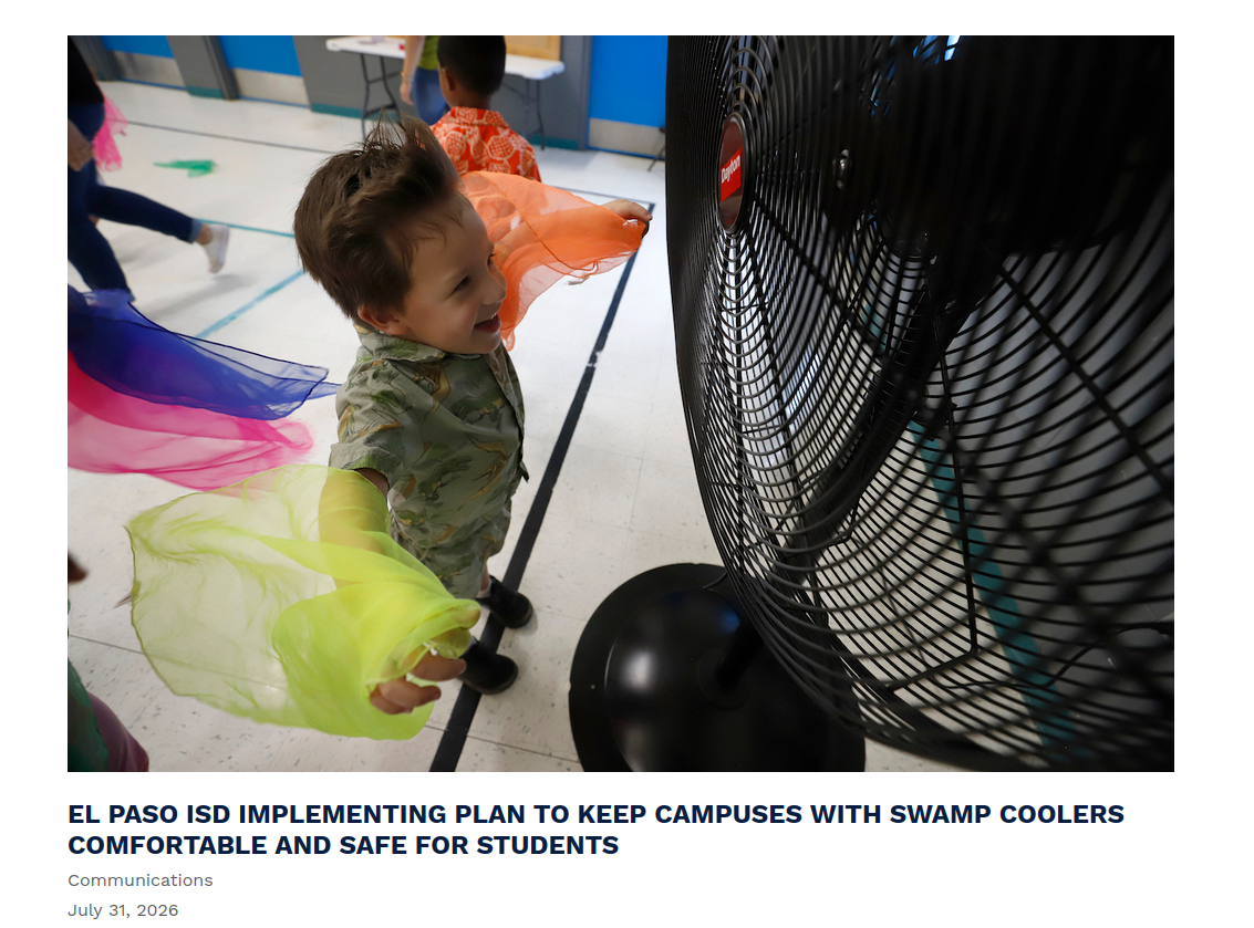 El Paso: Is Your School Too Hot?