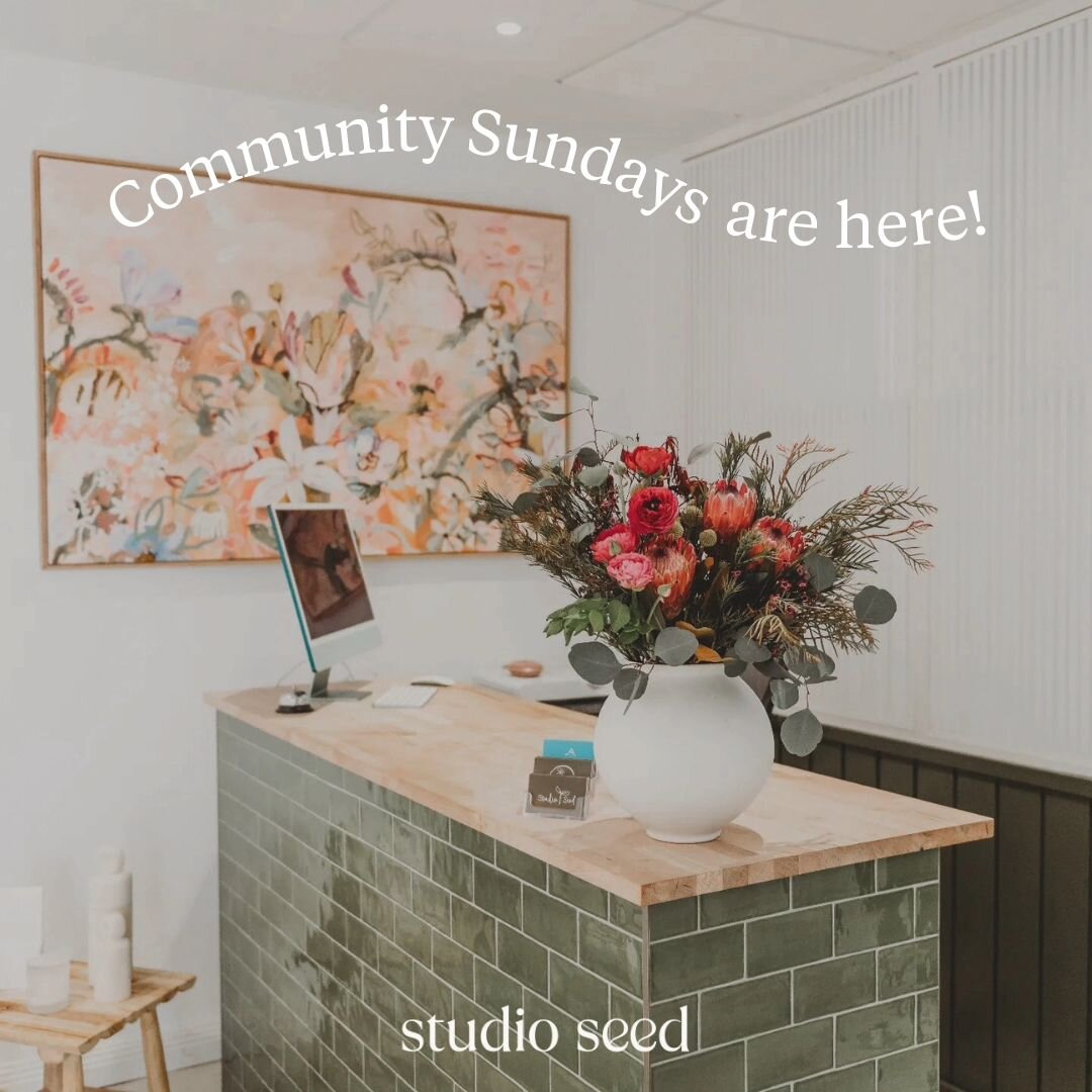 With our teachers continually learning and upskilling, this means, after their theory work, lots of practice hours.

To help support them in their training, we are introducing community Sundays where you can enjoy a class at a discounted rate.

These