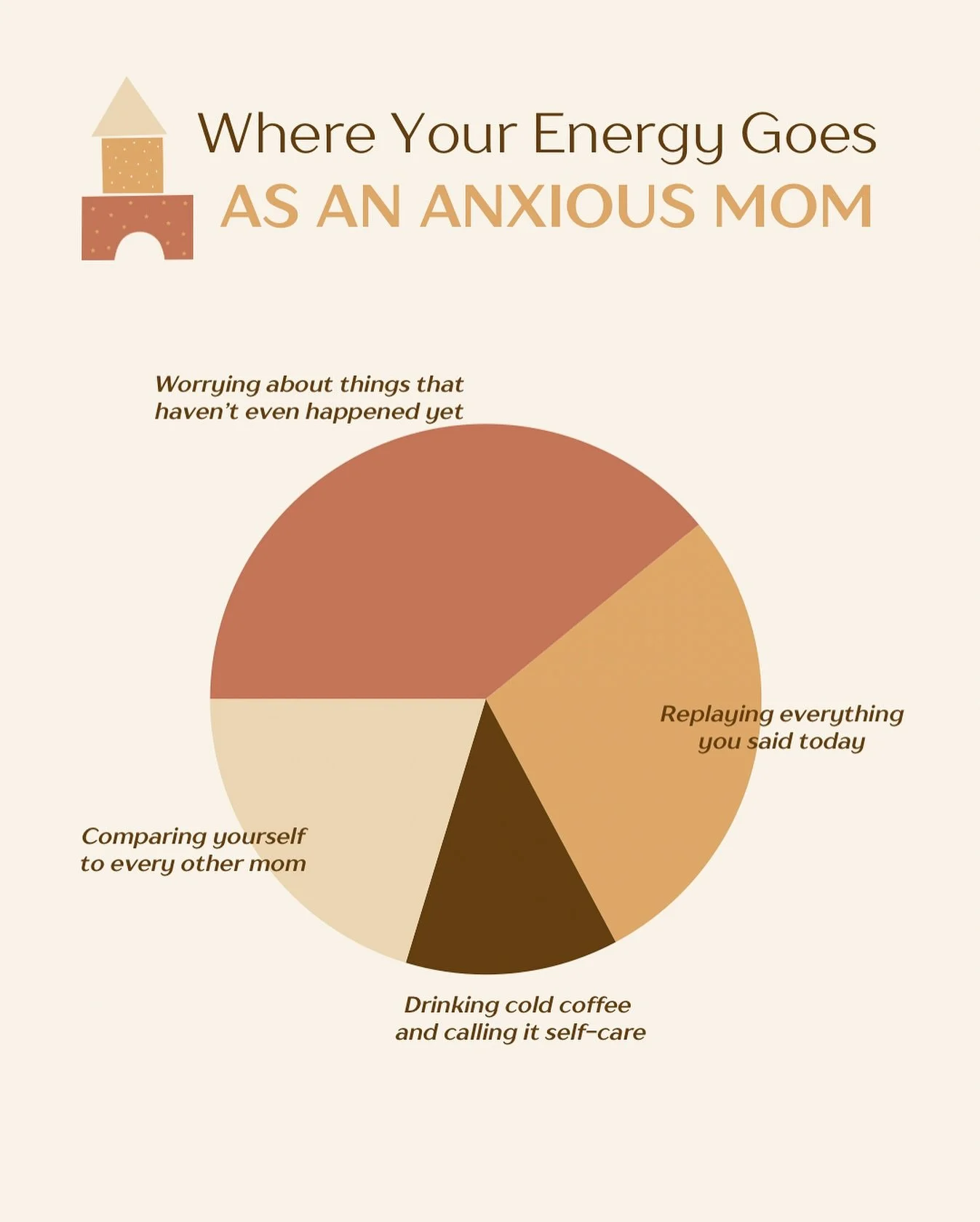 Feeling drained doesn&rsquo;t always come from what you do or lack of sleep&hellip; sometimes it&rsquo;s from what your brain&rsquo;s been carrying all day.

As an anxious mom, your mind is constantly multitasking behind the scenes: &rarr; Worrying a