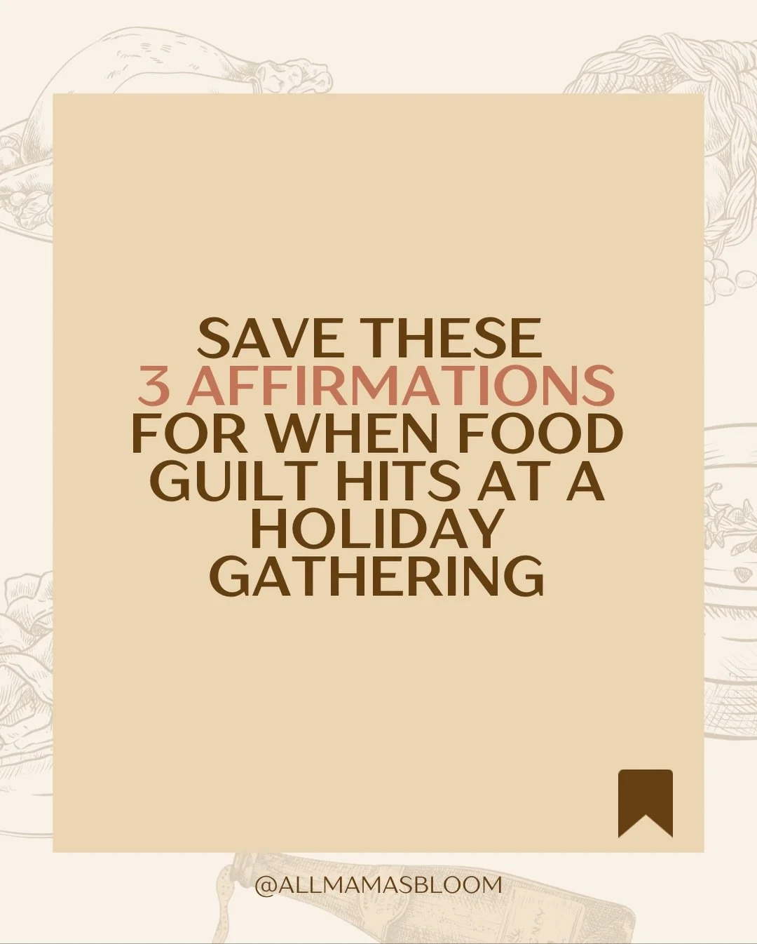 Food guilt loves to whisper all kinds of things during holiday celebrations.🍗

🗣️ &ldquo;you shouldn&rsquo;t eat that&rdquo;
🗣️ &ldquo;you had enough&rdquo;
🗣️ &ldquo;you&rsquo;ll have to make up for this later&rdquo;

And if you&rsquo;ve ever st