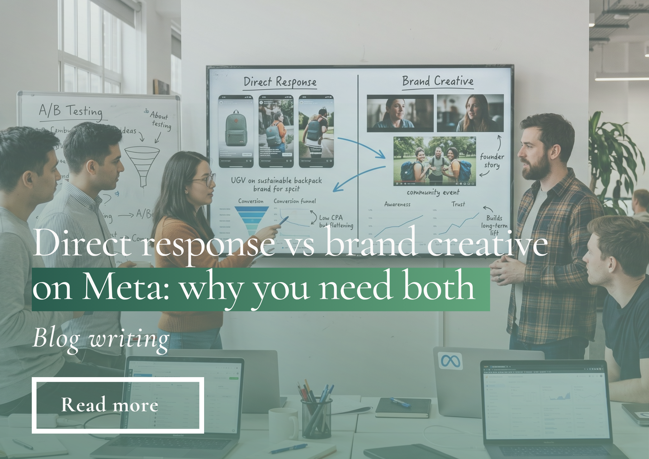 Direct response vs brand creative on Meta: why you need both 