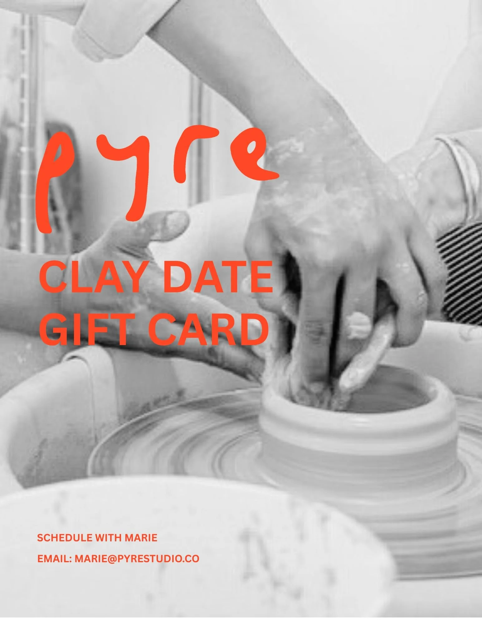 Clay Date Gift Certificate