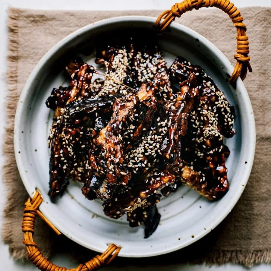 Shaanxi Crispy Eggplant In Sugar Glaze Recipe (脆皮茄子)