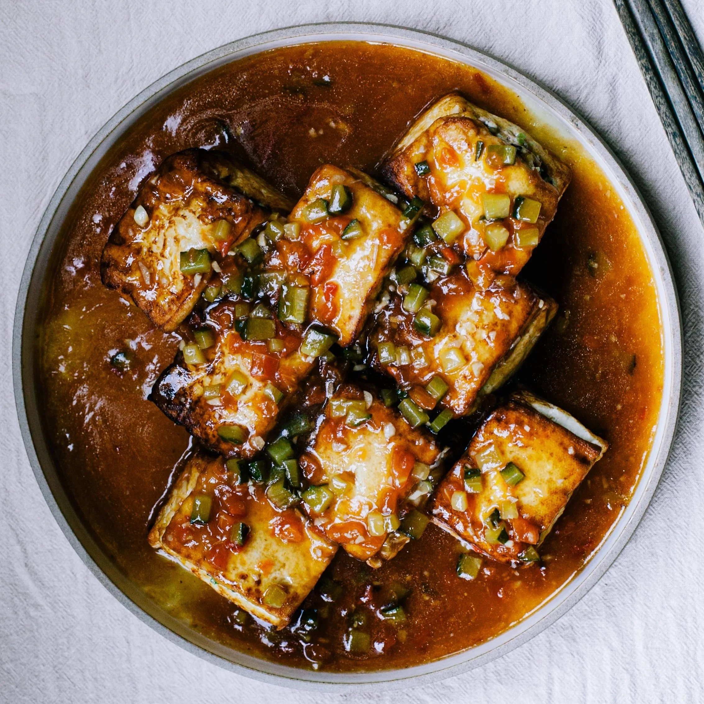 Boshan Tofu Boxes Recipe (博山豆腐箱)