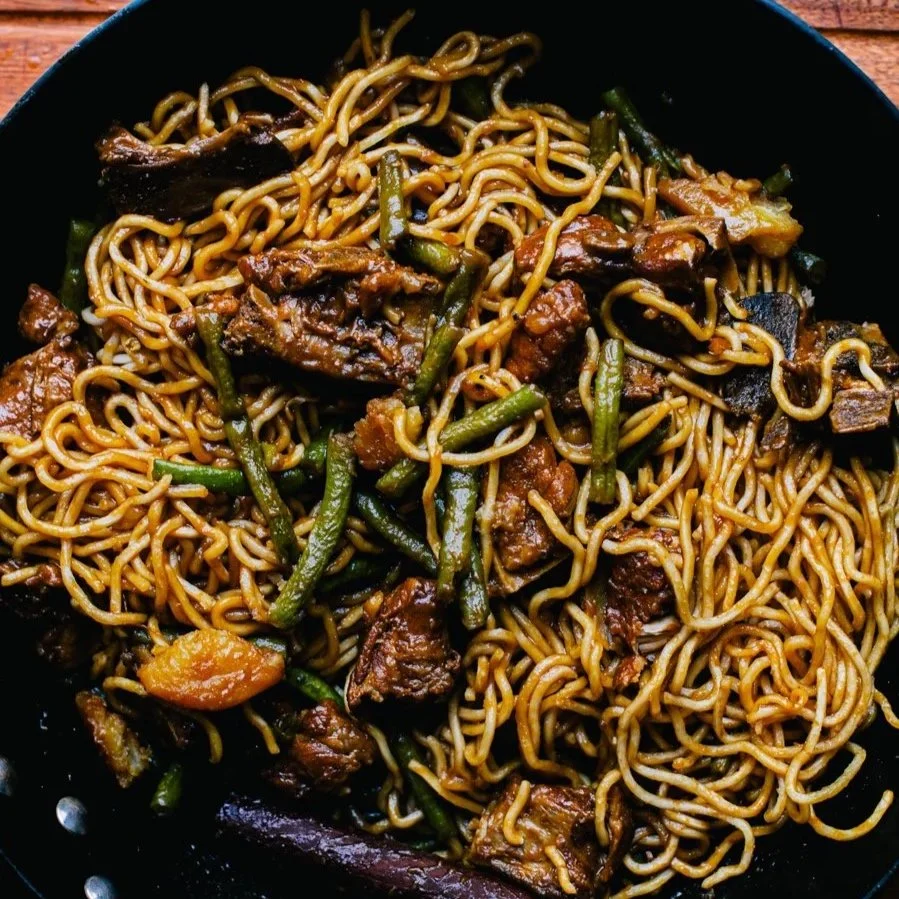 Inner Mongolian 'Men Mian' Braised Noodles Recipe (焖面)