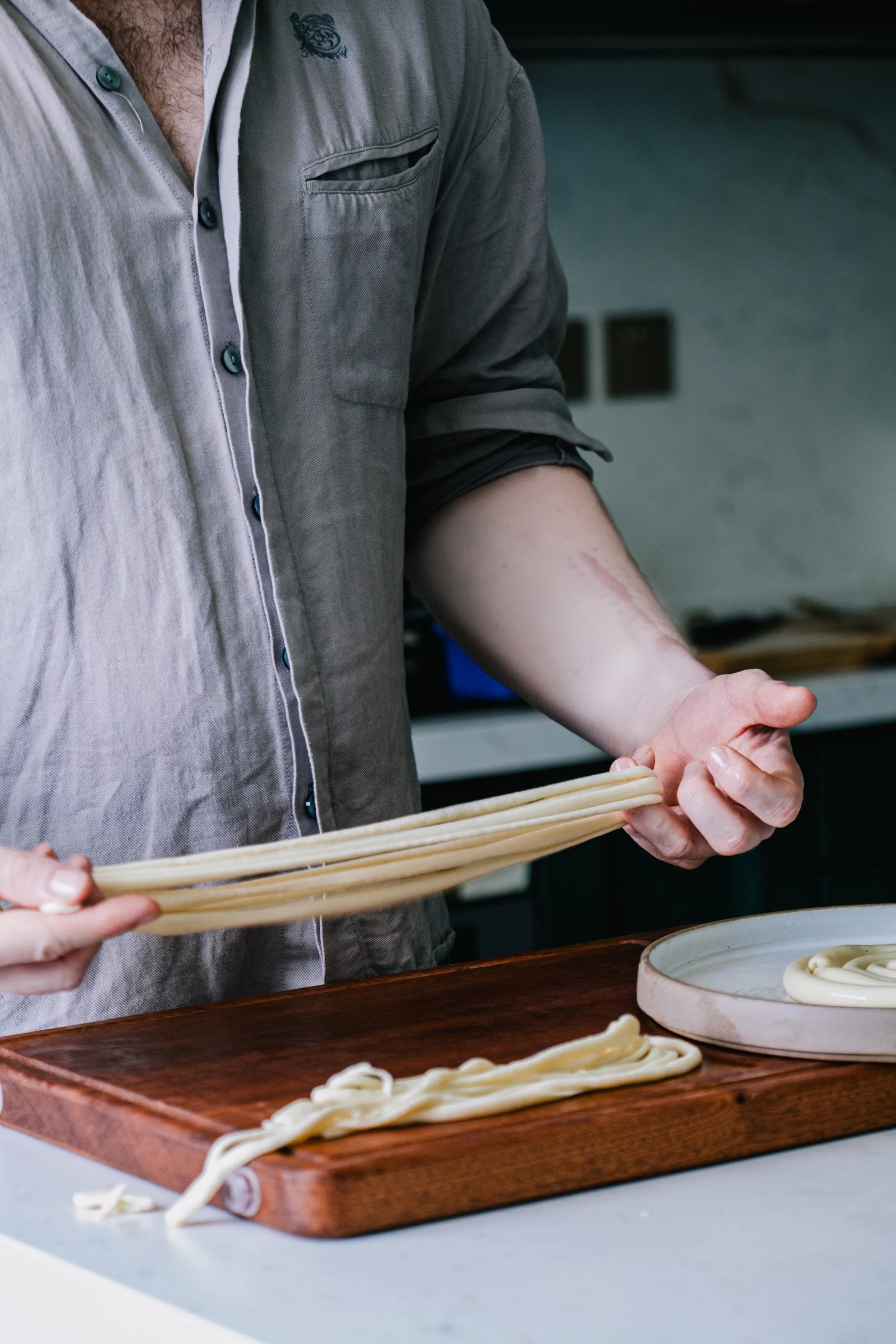 8. Don’t worry if some break as you pull them,  that takes practice.