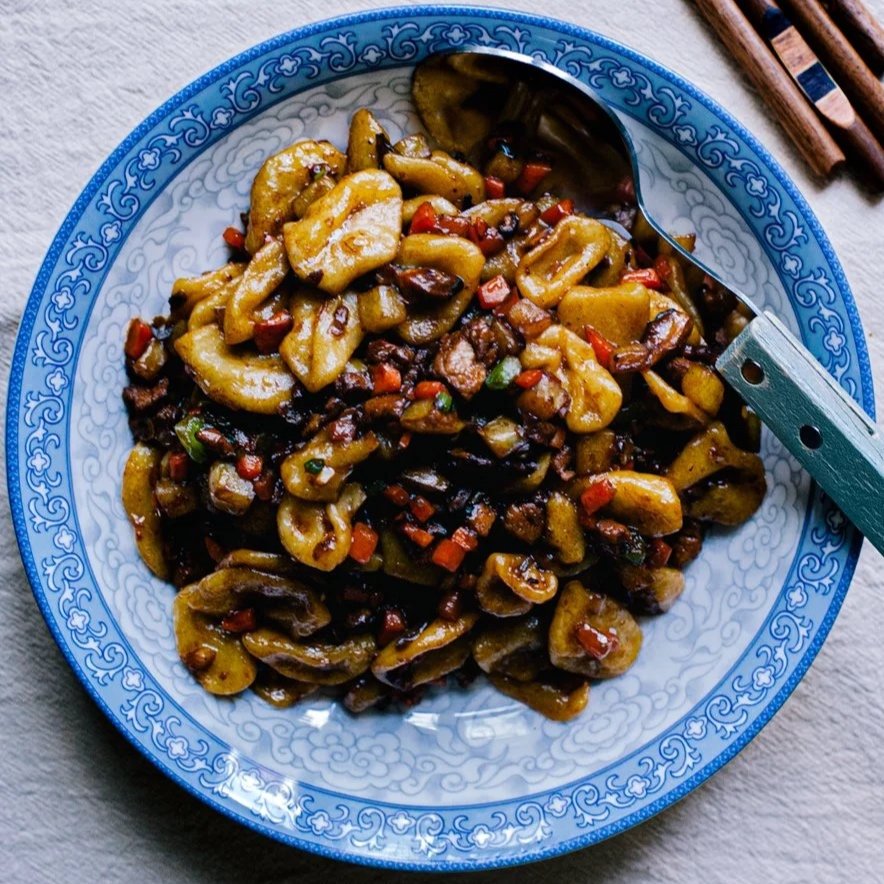 Shanxi Stir-Fried Cat's Ears Recipe (炒猫耳朵)