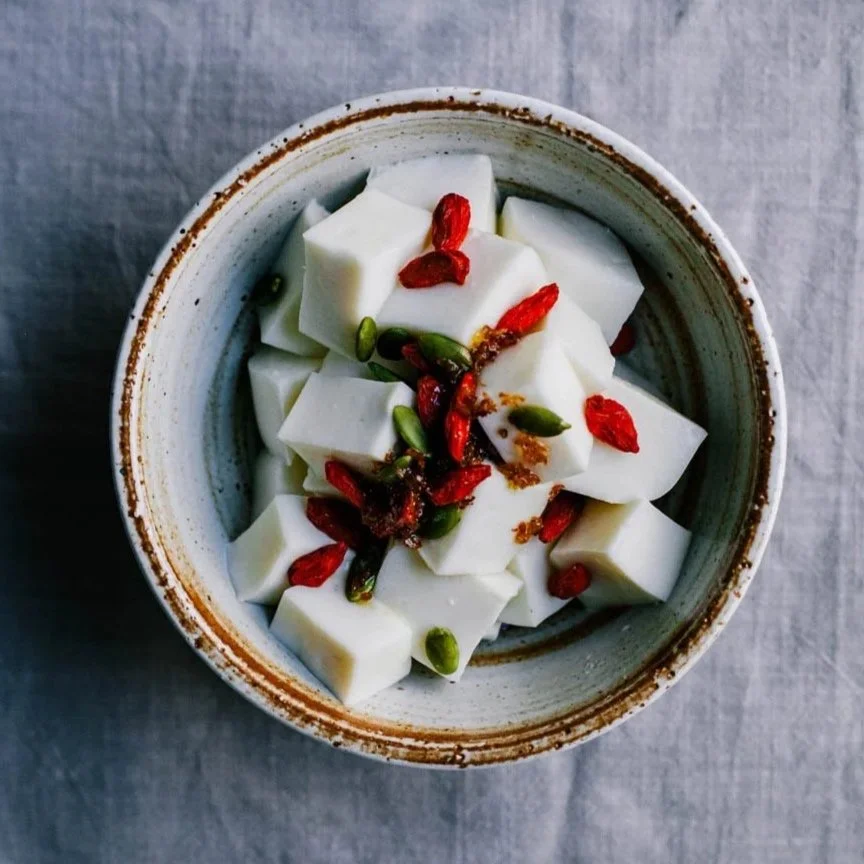 Almond Tofu |  杏仁豆腐