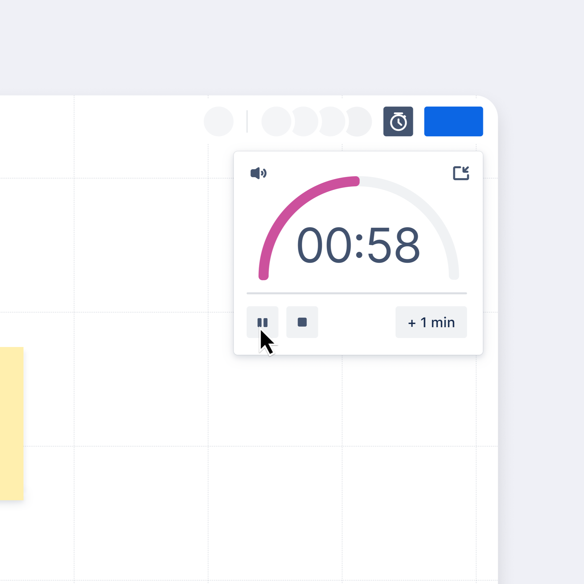 Timer for whiteboards