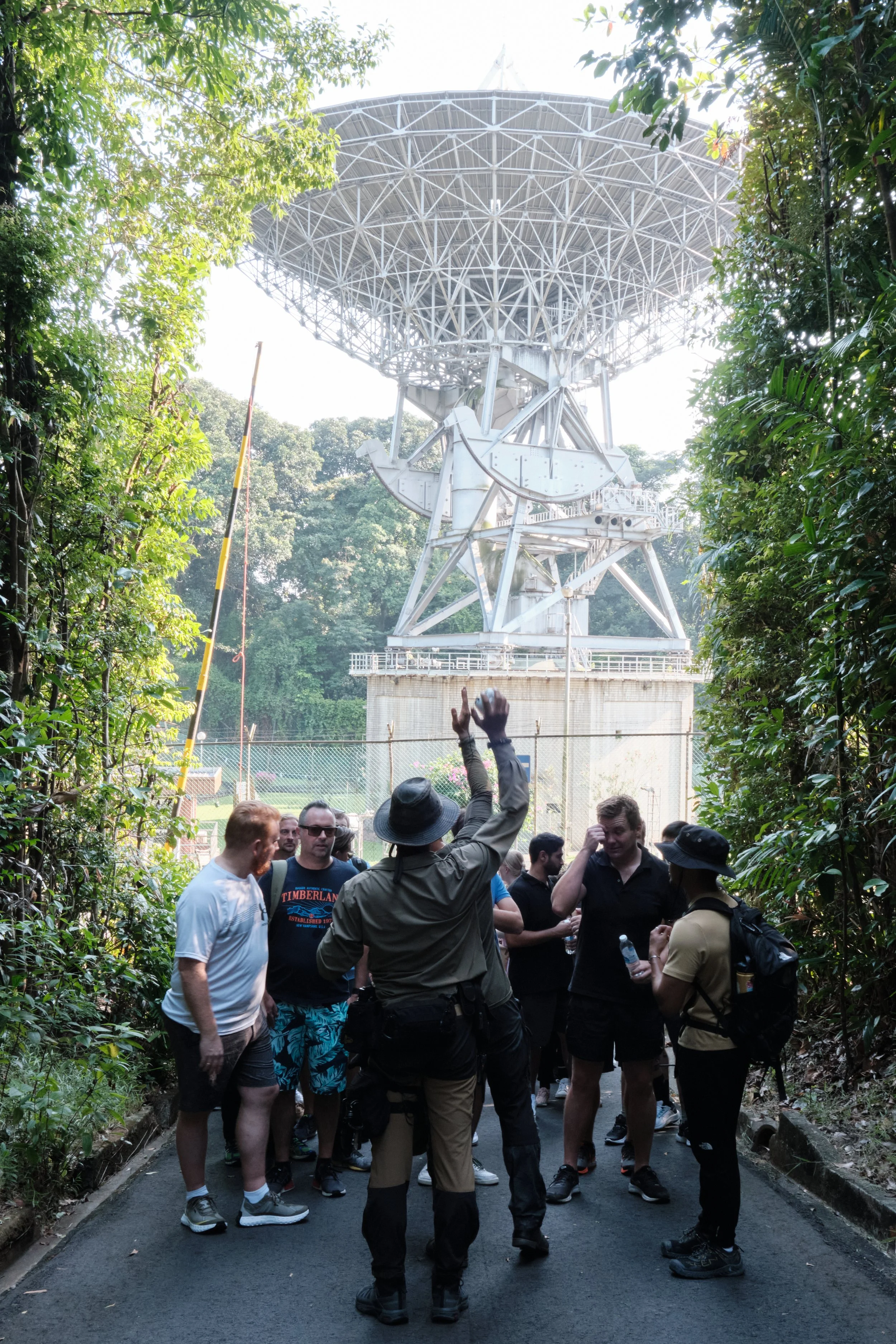 NORDEN team arriving at Fort Serapong for their Singapore corporate team bonding mission