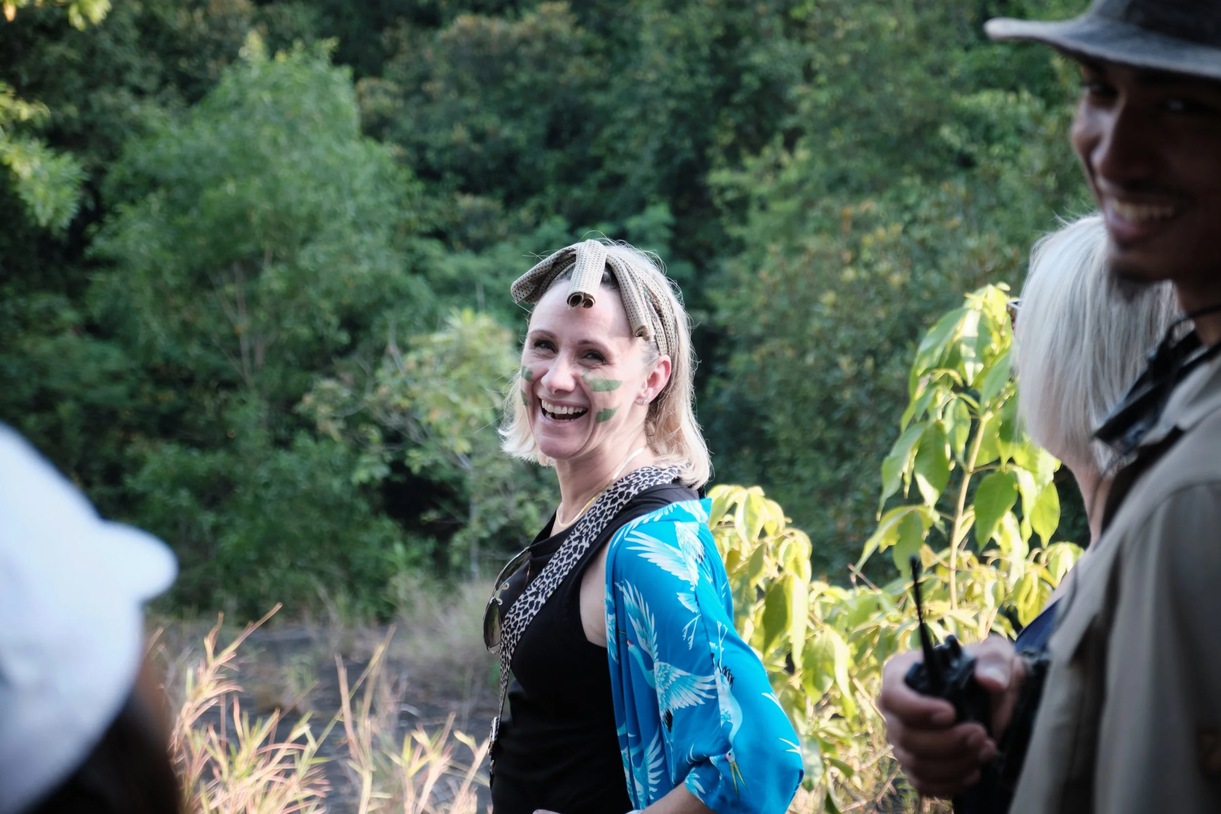 Participant capturing a moment outdoors during the Fort Serapong team bonding mission in Singapore