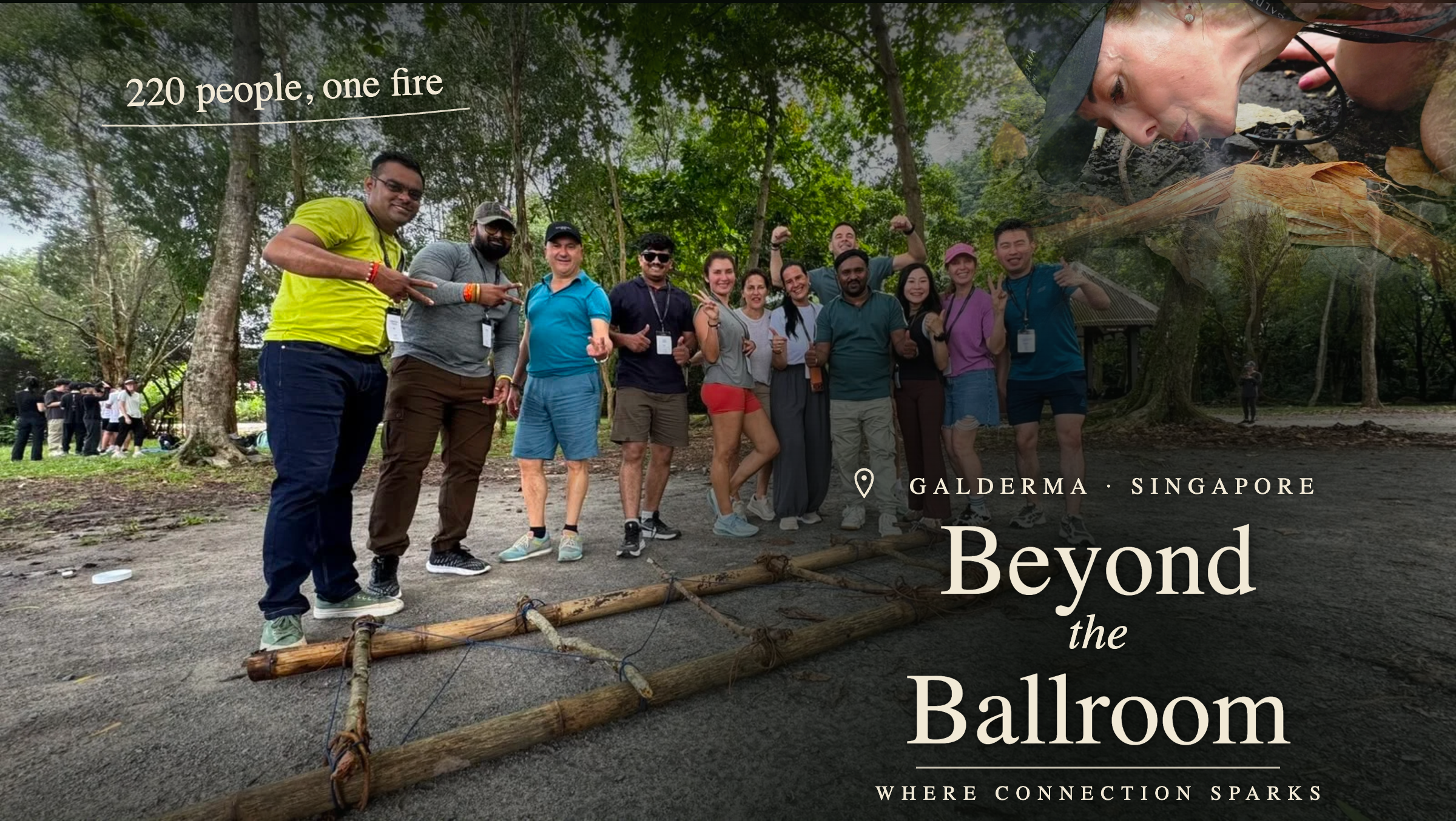 Galderma Incentive Team Bonding in Singapore: Outdoor Connection Beyond the Ballroom