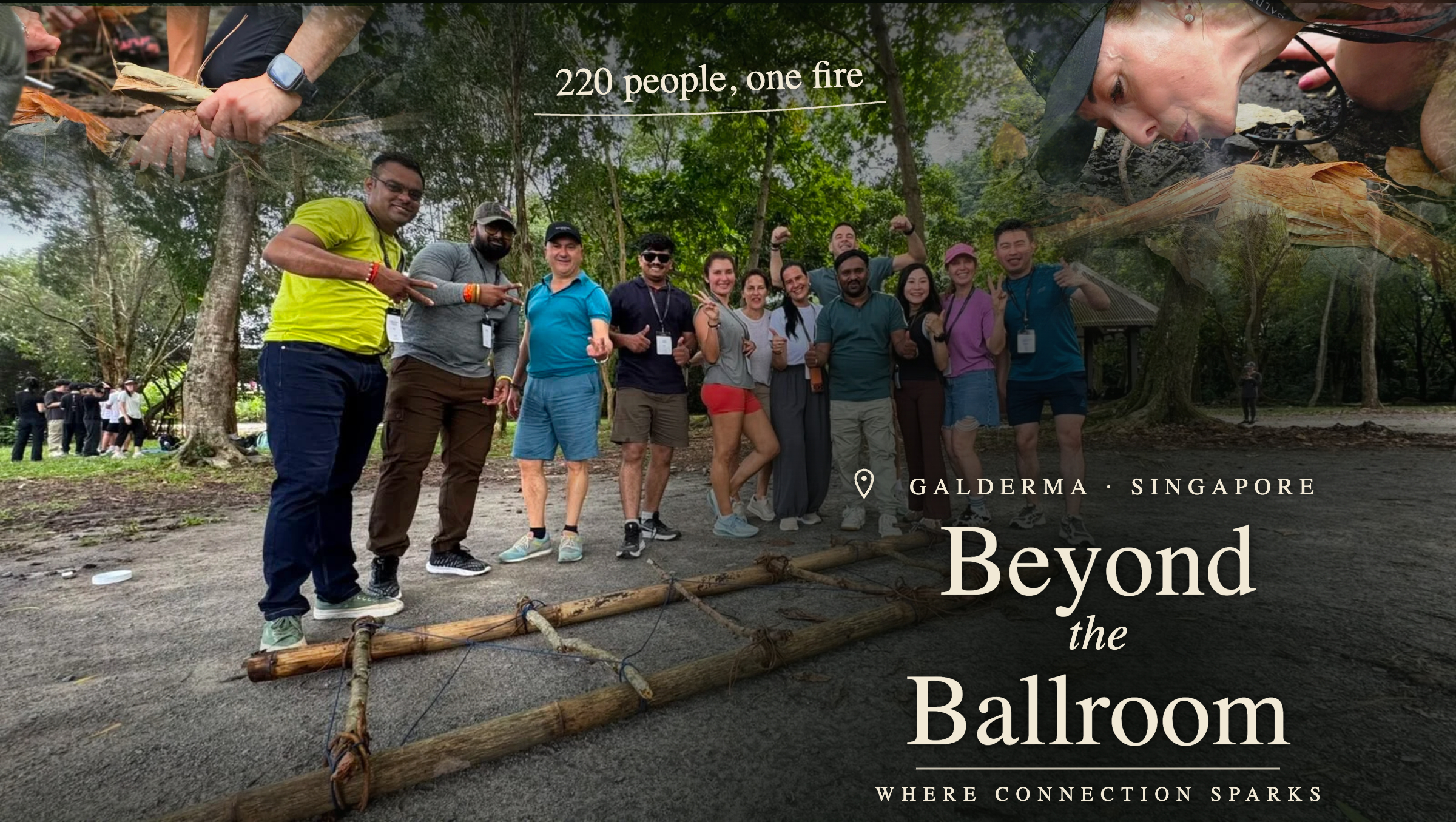 Galderma Incentive Team Bonding in Singapore: Outdoor Connection Beyond the Ballroom