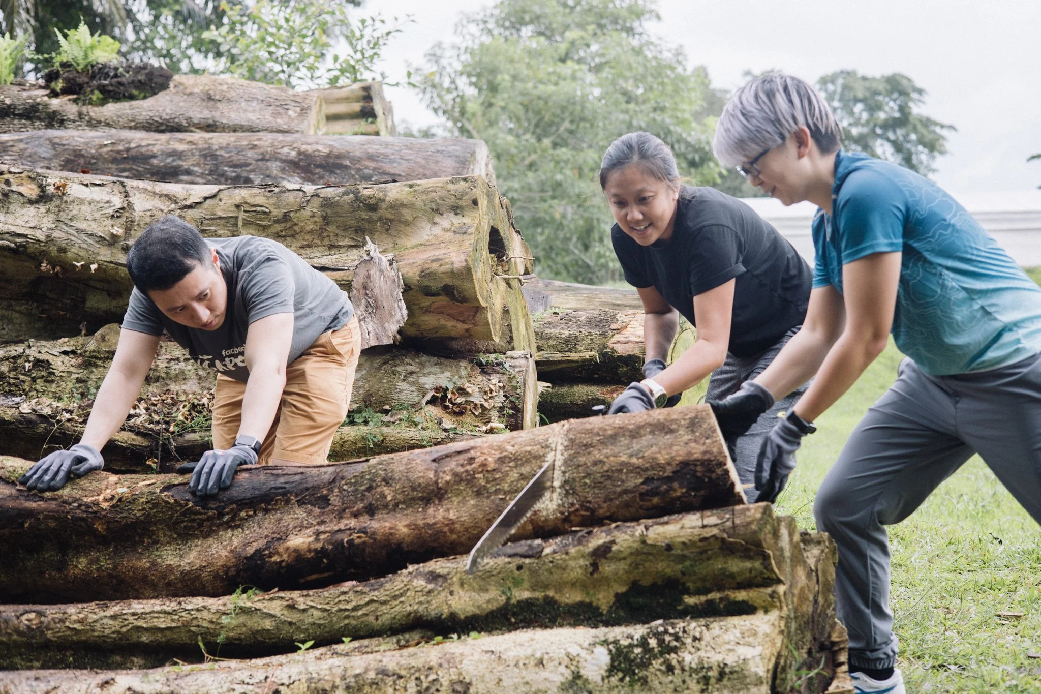 Holding the log is the job nobody volunteers for, and the one that quietly decides everything.