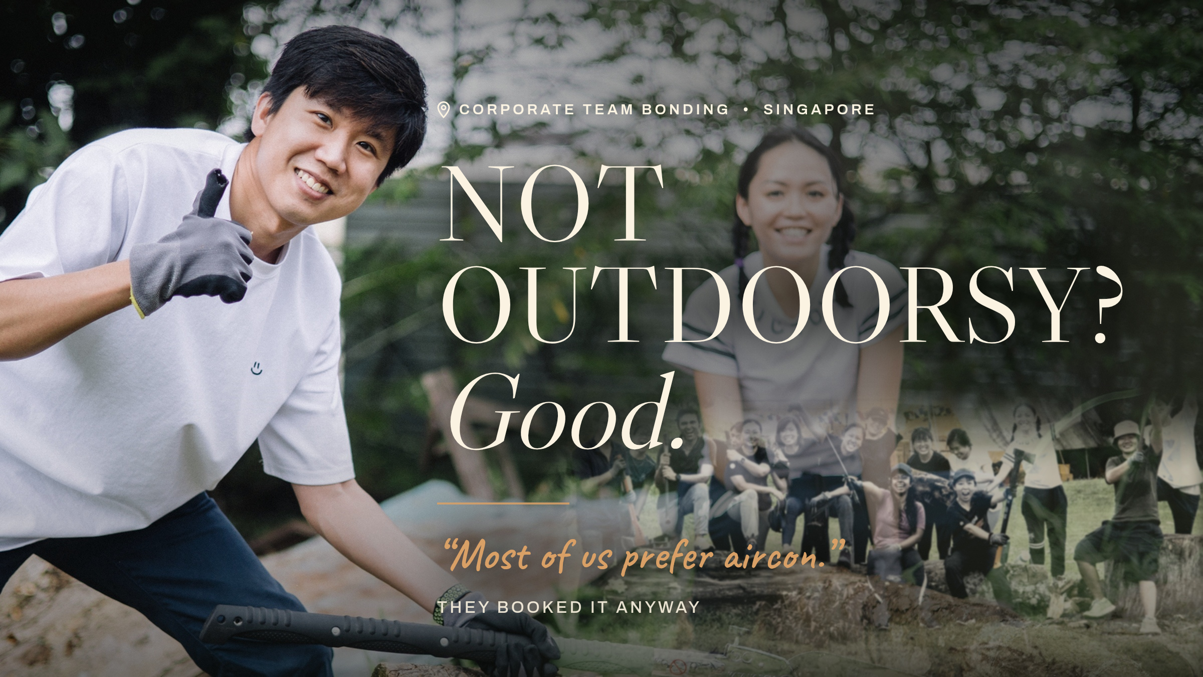 Your Team Isn’t Outdoorsy? Good. That’s Where the Team Building Starts.