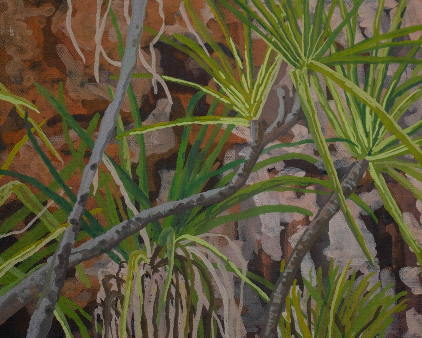 🎨 Excited to be exhibiting this little artwork as part of the 50x50 Art Prize at @brunswickstreetgallery! It was quite fun to paint on such a small scale, seeing if I could include all the details and colours to capture a glimpse of the Kimberley. A