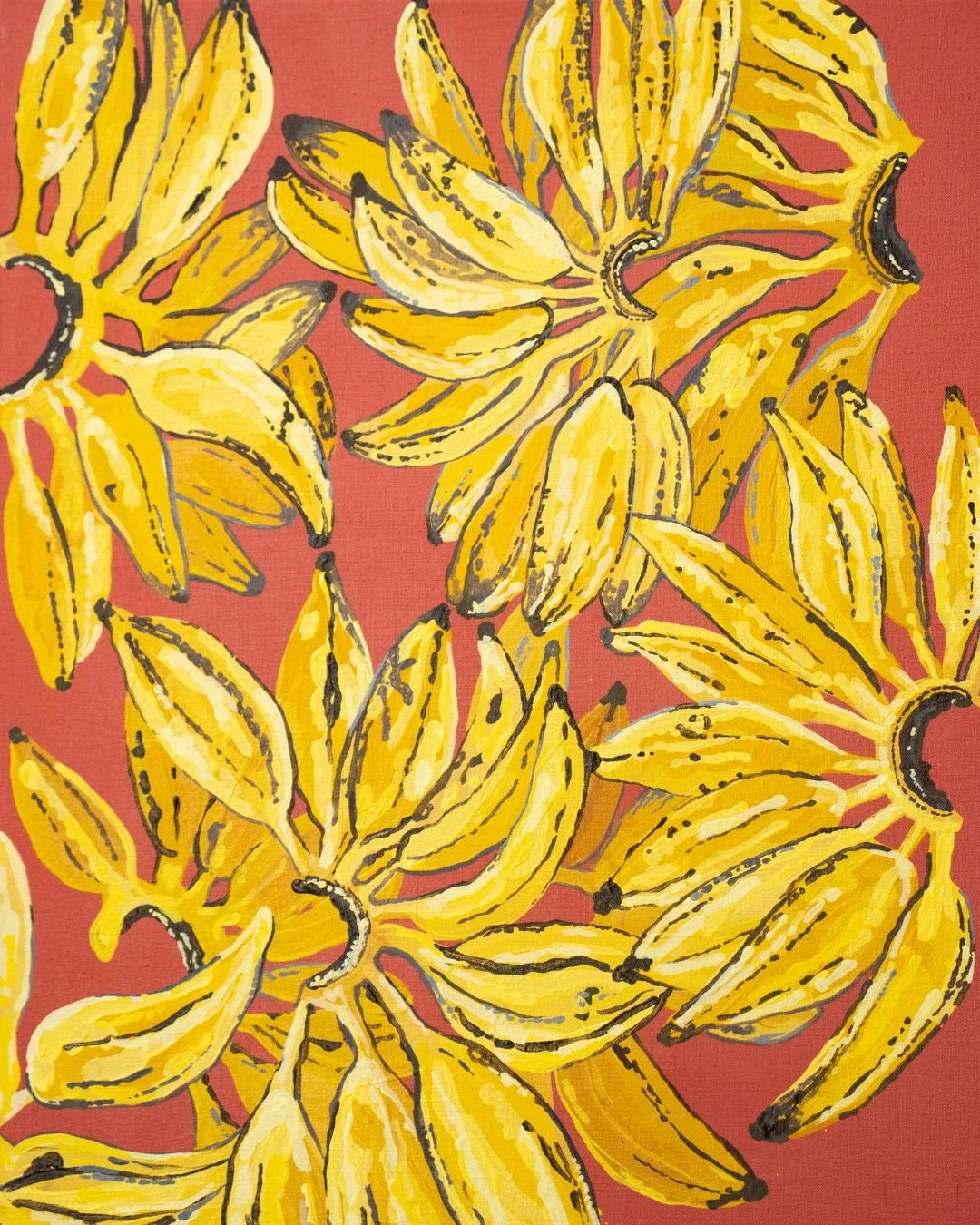 The bananas are finally ripe and ready to show tonight!!! 🍌🍌🍌

See you this evening at the exhibition opening of the 'Made Here' group show from 5pm. featuring artworks by the resident artists of @redbillstudiogallery

Painting featured, 'Ripe', 4