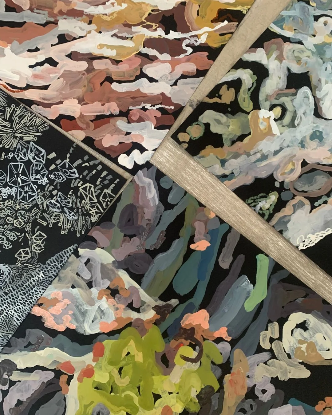 Juicy artworks on paper inspired by juicy coastal ripples and formations. So lucky to live her and be able to explore my creativity amongst so much beauty. 

 #thekimberley #broomeart #kimberleyart #wanderoutyonder #thekimberleyaustralia #westernaust