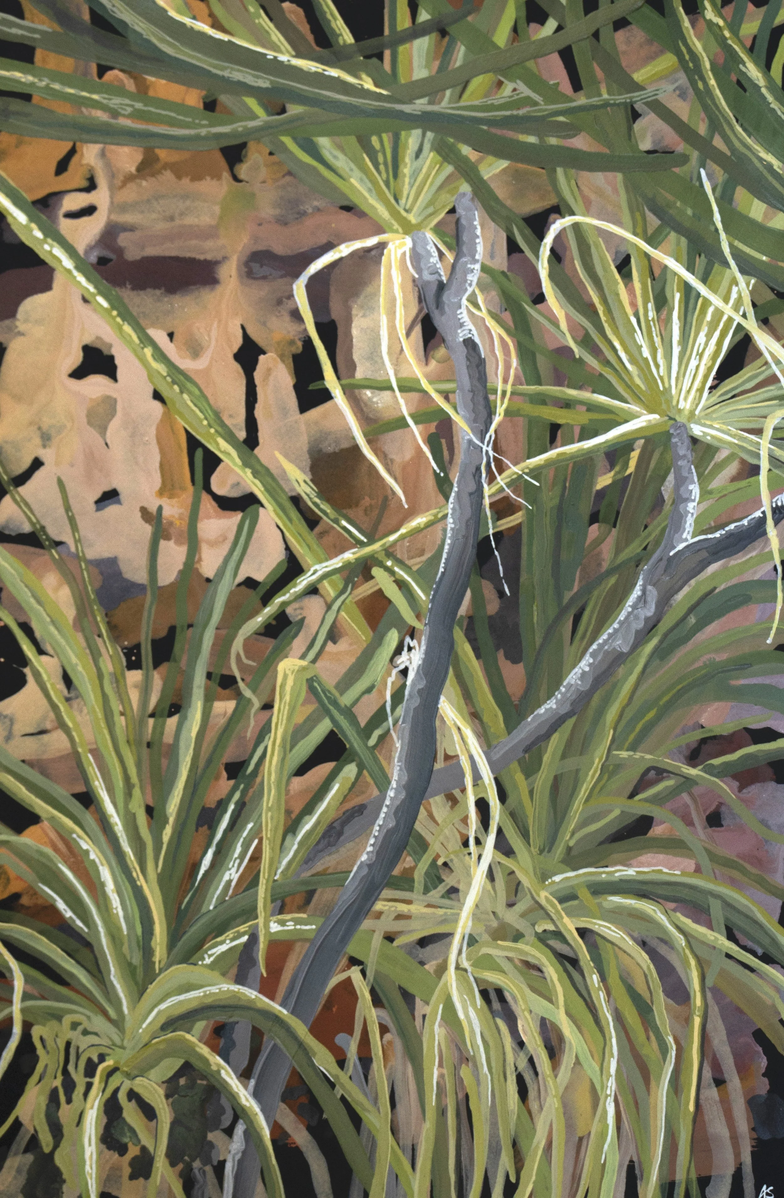 Original Painting - Pandanus Party