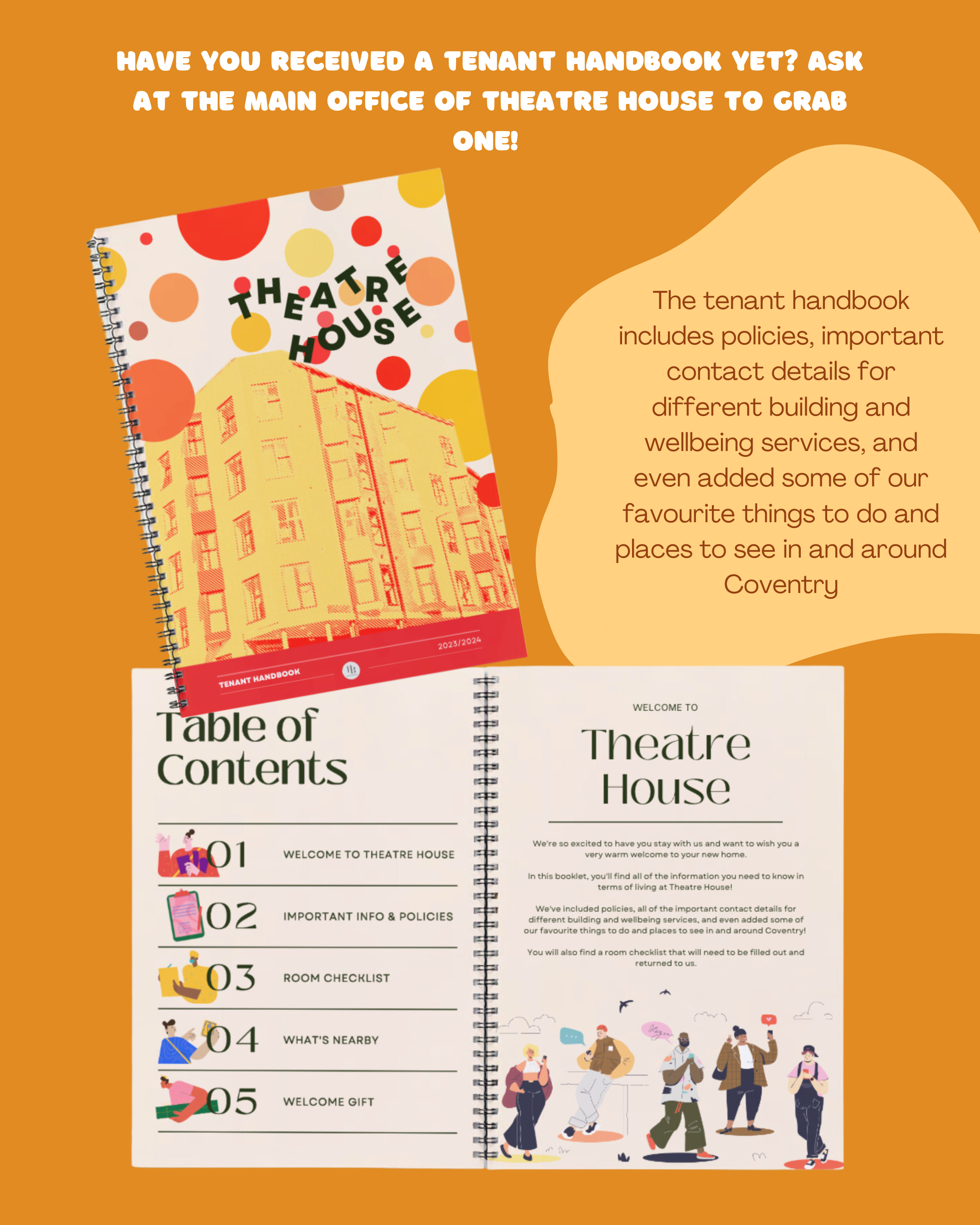 Have you received a tenant handbook yet Ask at the main office of Theatre House to grab one!.png