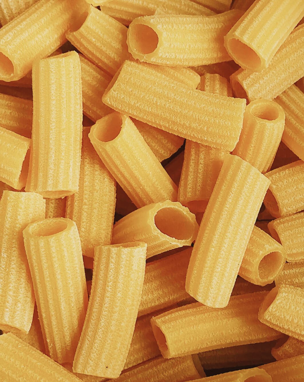 Dried pasta in traditional shape