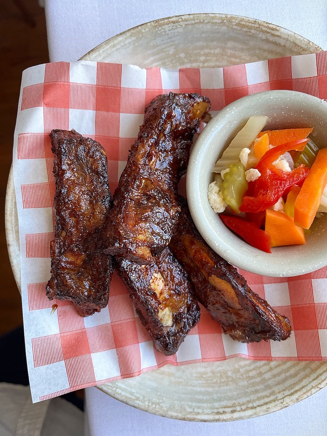 Yes, the Pork Ribs are always a good decision. 😉🧡 #imaccheroni