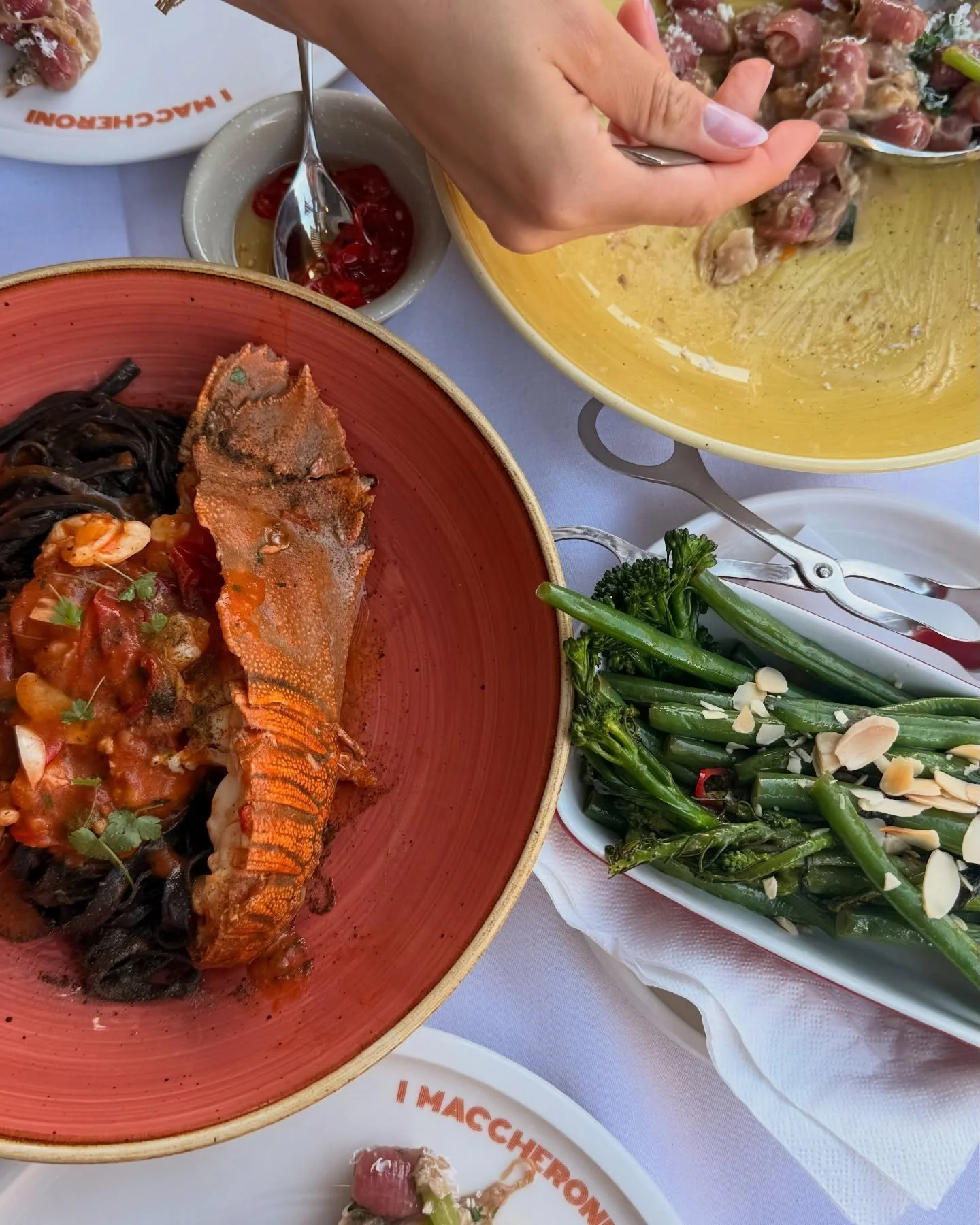 The perfect al fresco lunch spot. Thank you for visiting @gofitan 😍💛