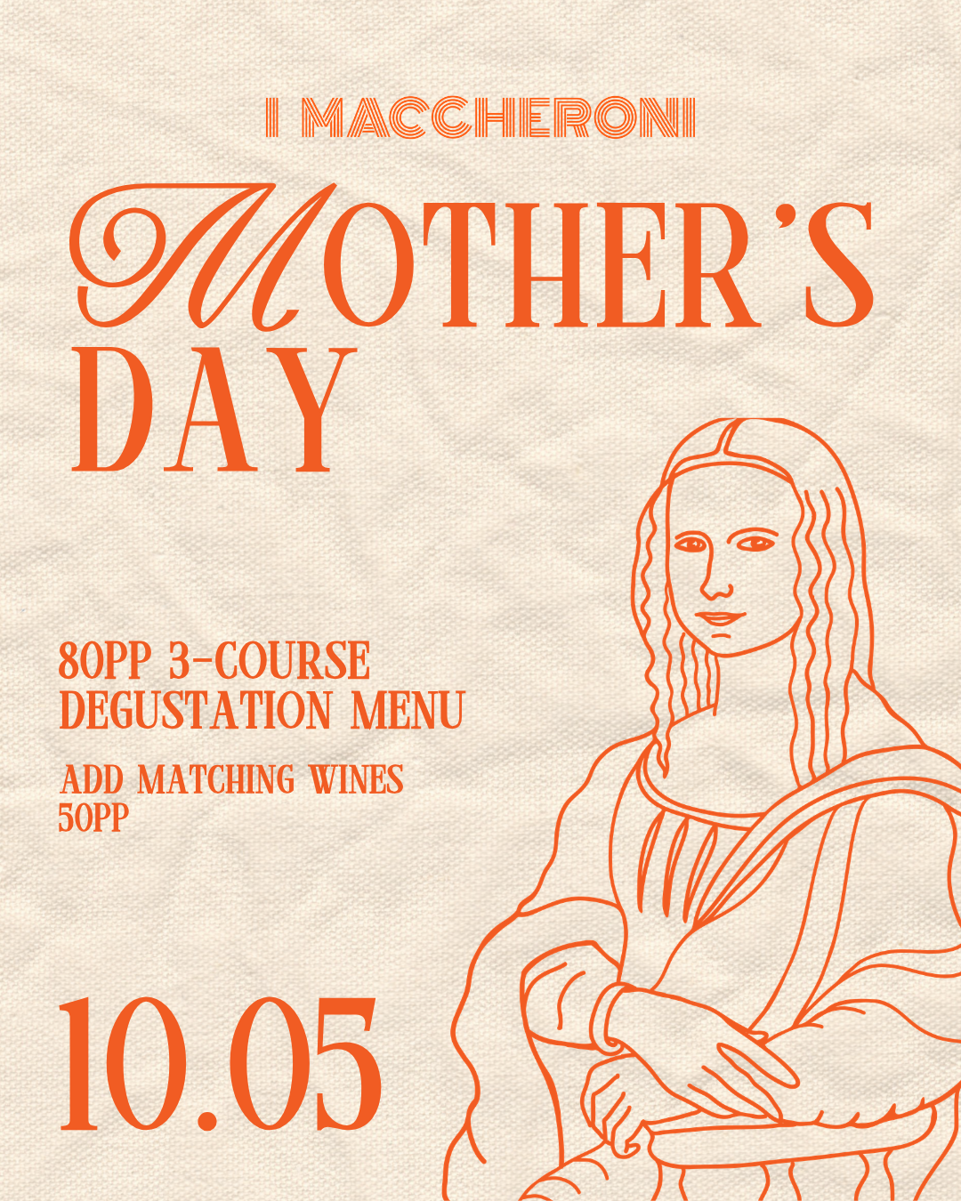 Mother’s Day degustation 