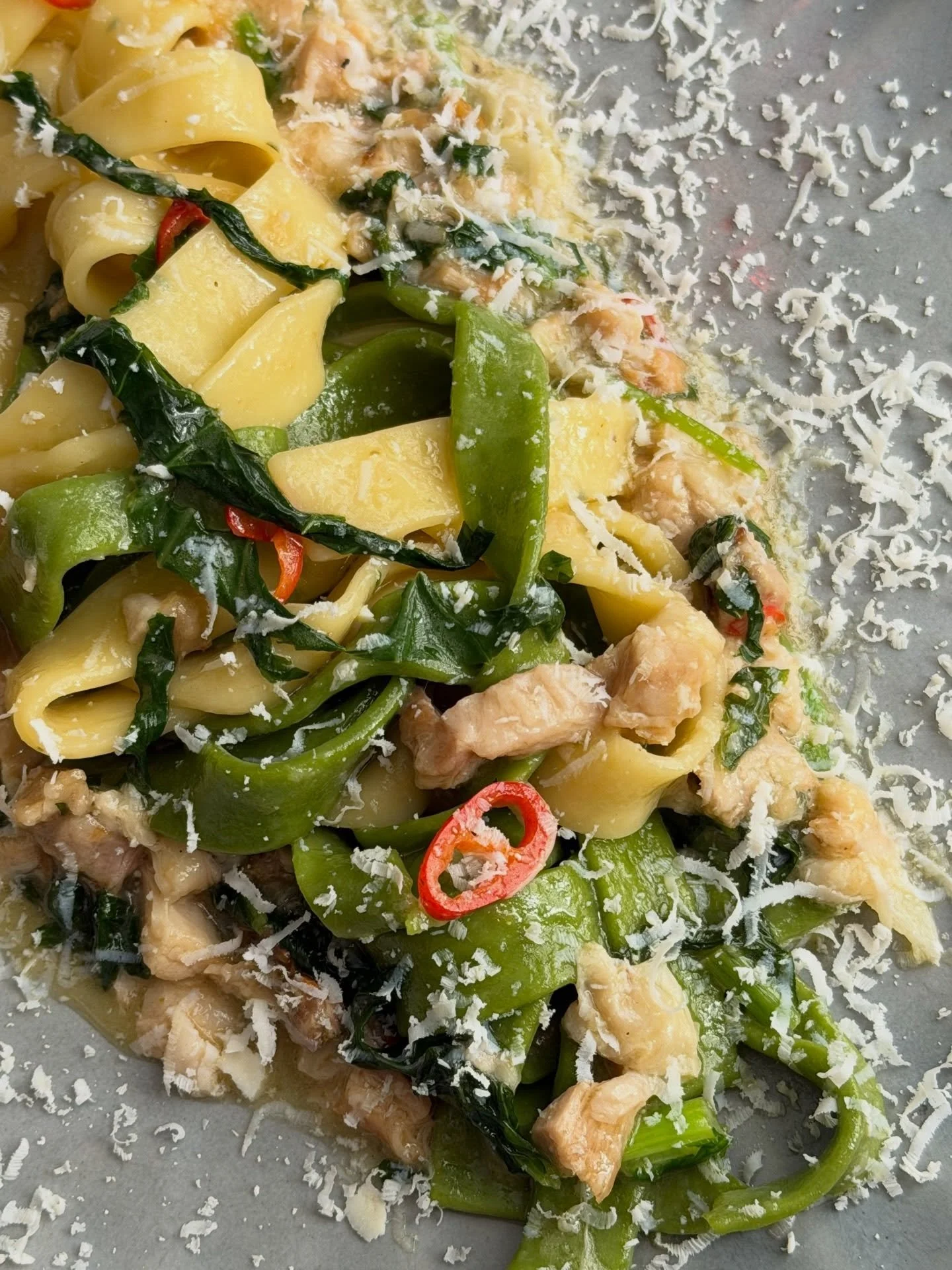 Hello newbie. 🧡 Scialatielli, porchetta, cime di rapa, chilli, ricotta salata. Now available this season at I Maccheroni.