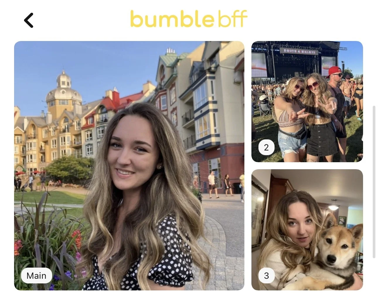 Bumble BFF Profile