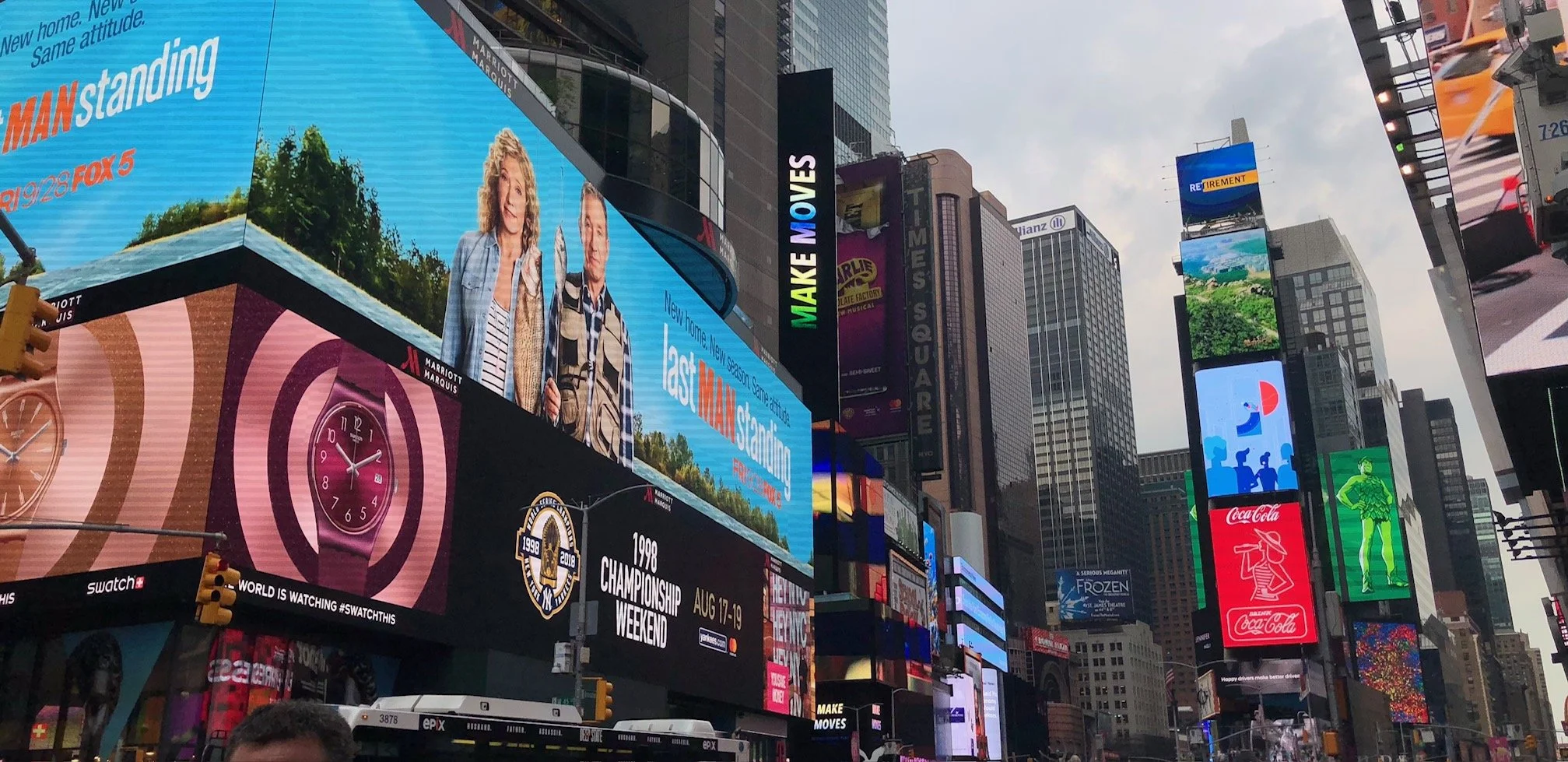 Times Square in the evening