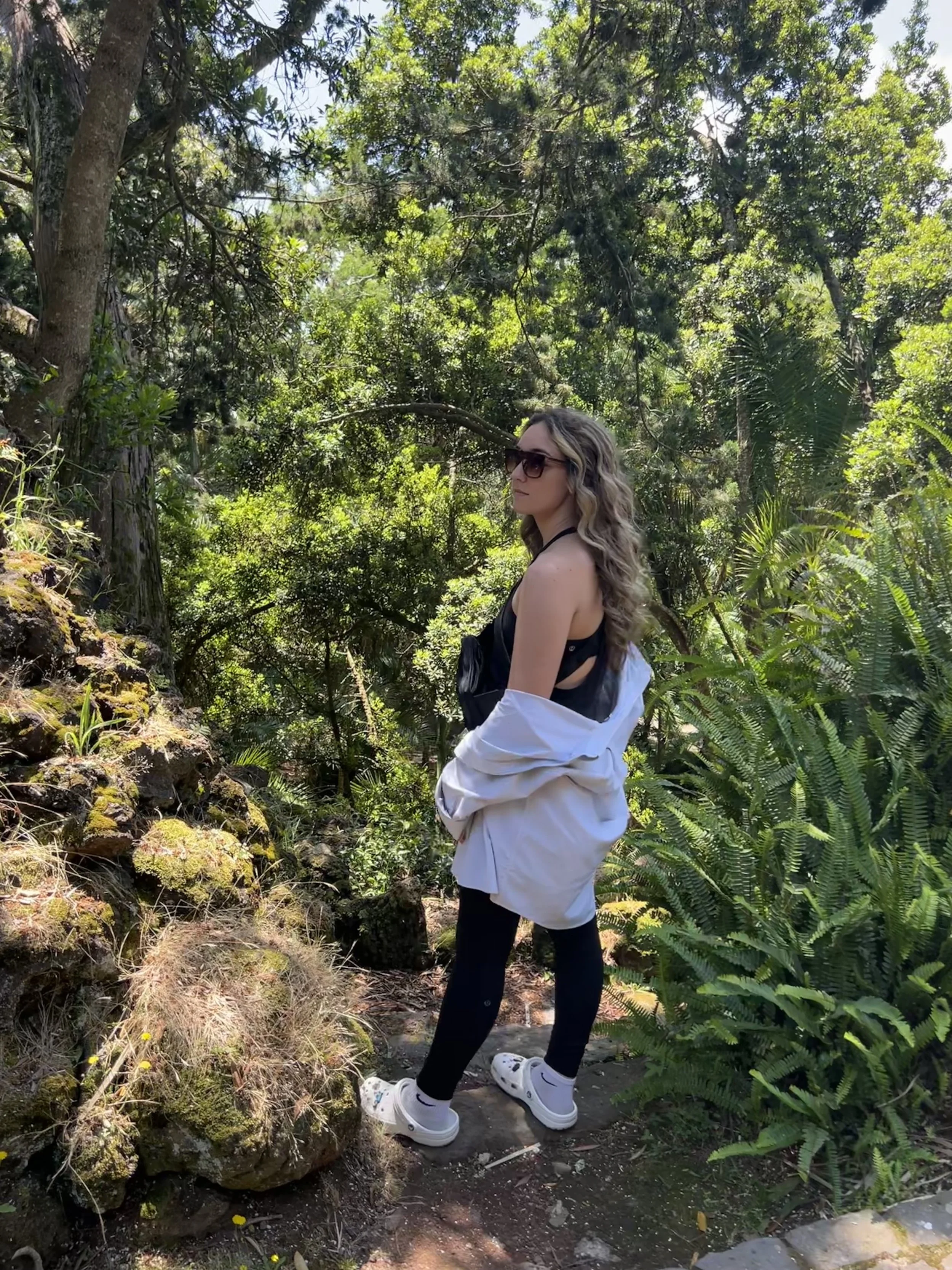 jungly scene with girl in the centre