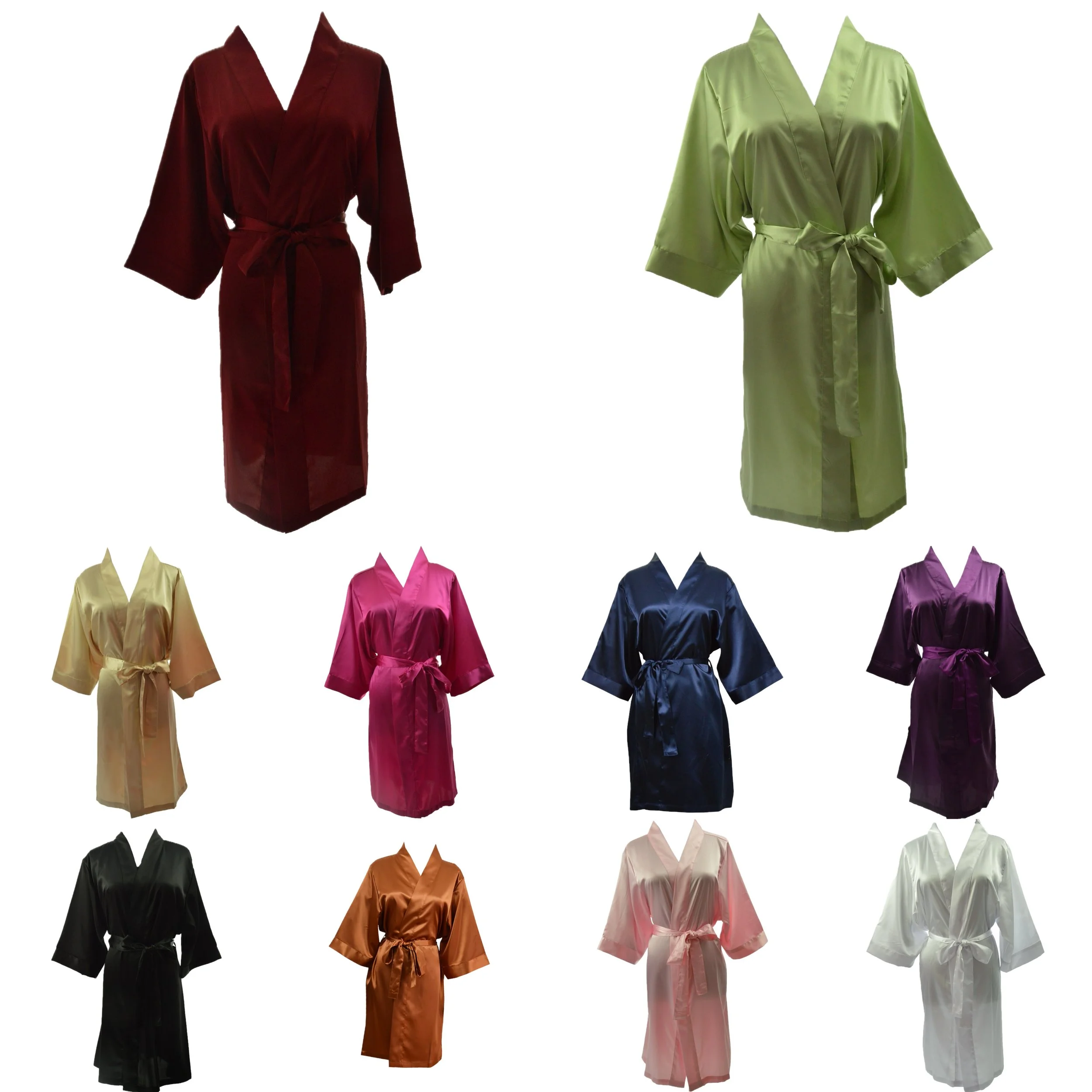 Peignoir en satin