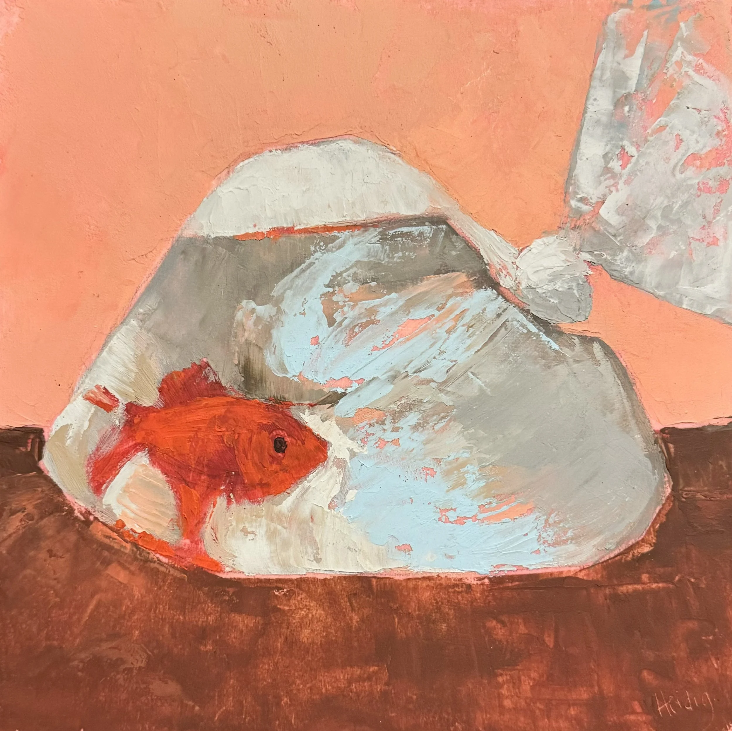 "Red" by Theresa Heidig Rooney, matted prints available