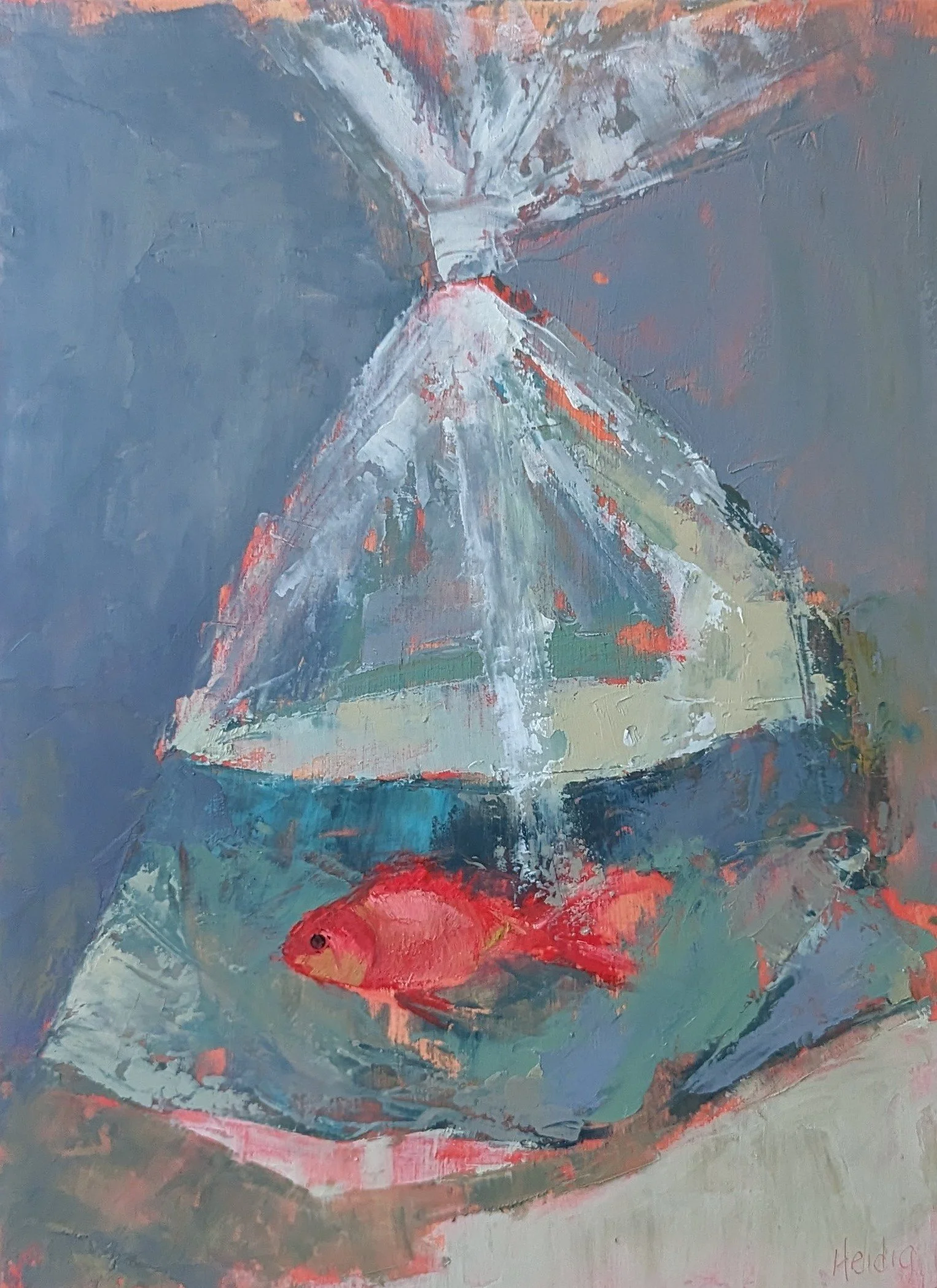 "Take me to the River" by Theresa Heidig Rooney, matted prints available
