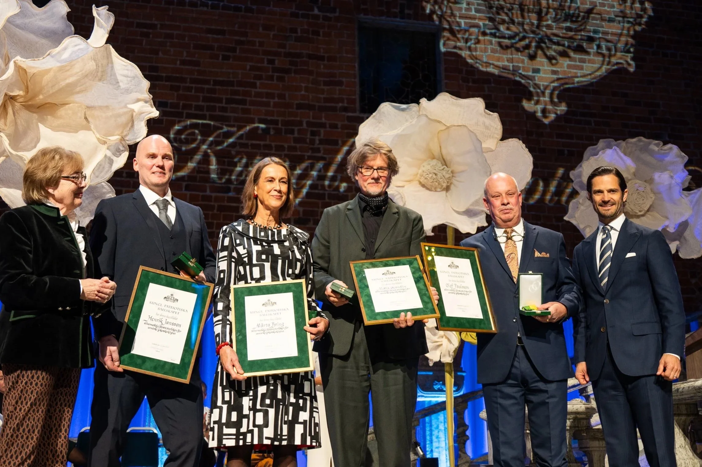 Hantverksmedaljer utdelade av H.K.H. Prins Carl Philip