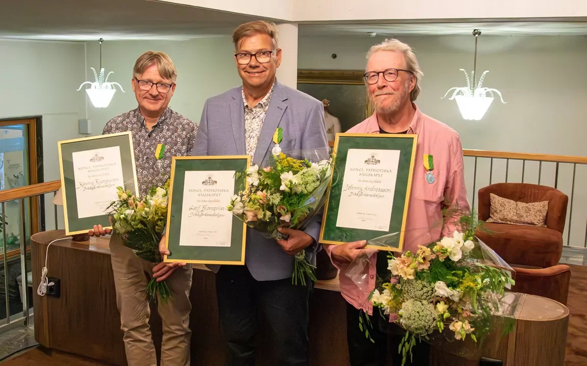 Trädgårdspionjärer tilldelades medaljer