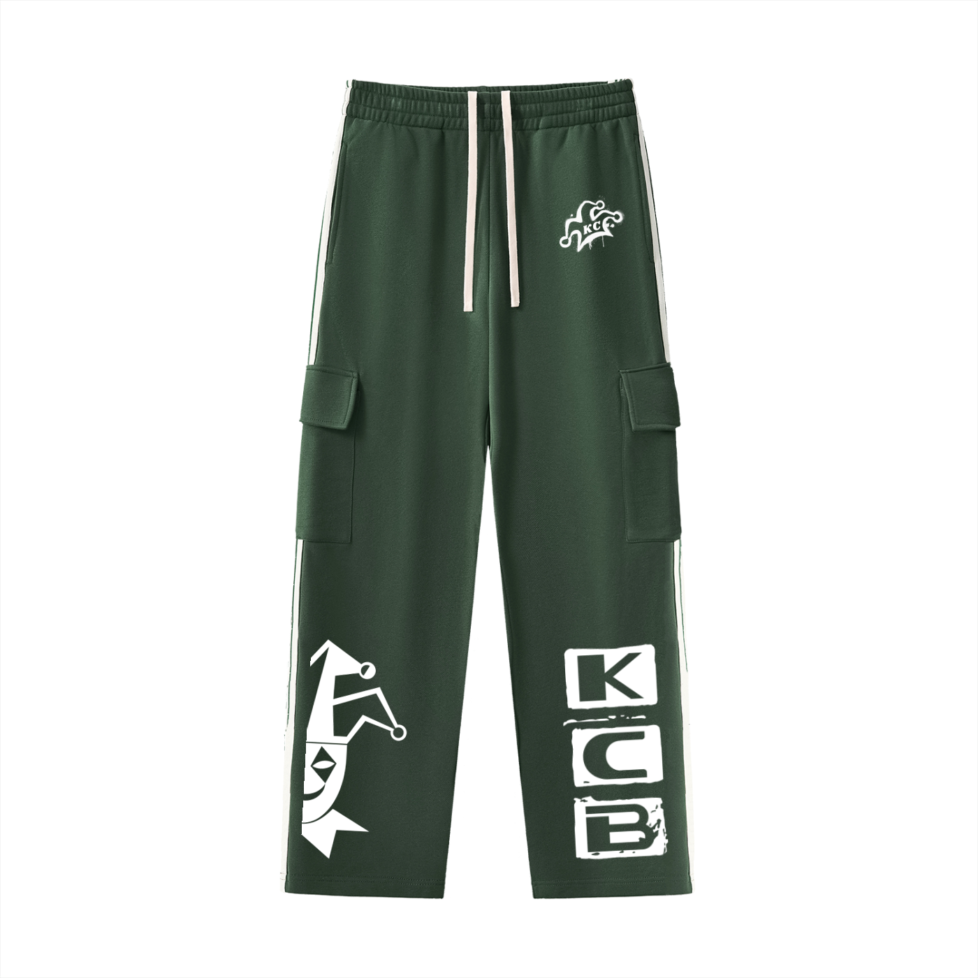 Side Stripe Straight-Leg Pants